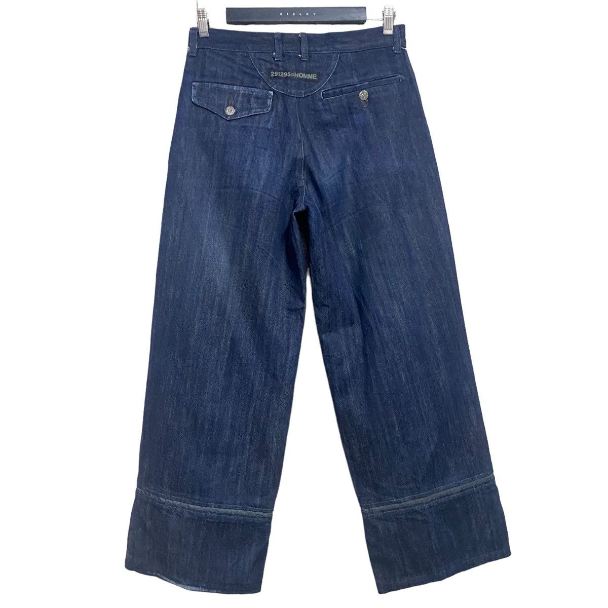 image of Le Grande Bleu L G B 291295=Homme Denim Wide Leg Pants Reflection in Blue, Men's (Size 30)