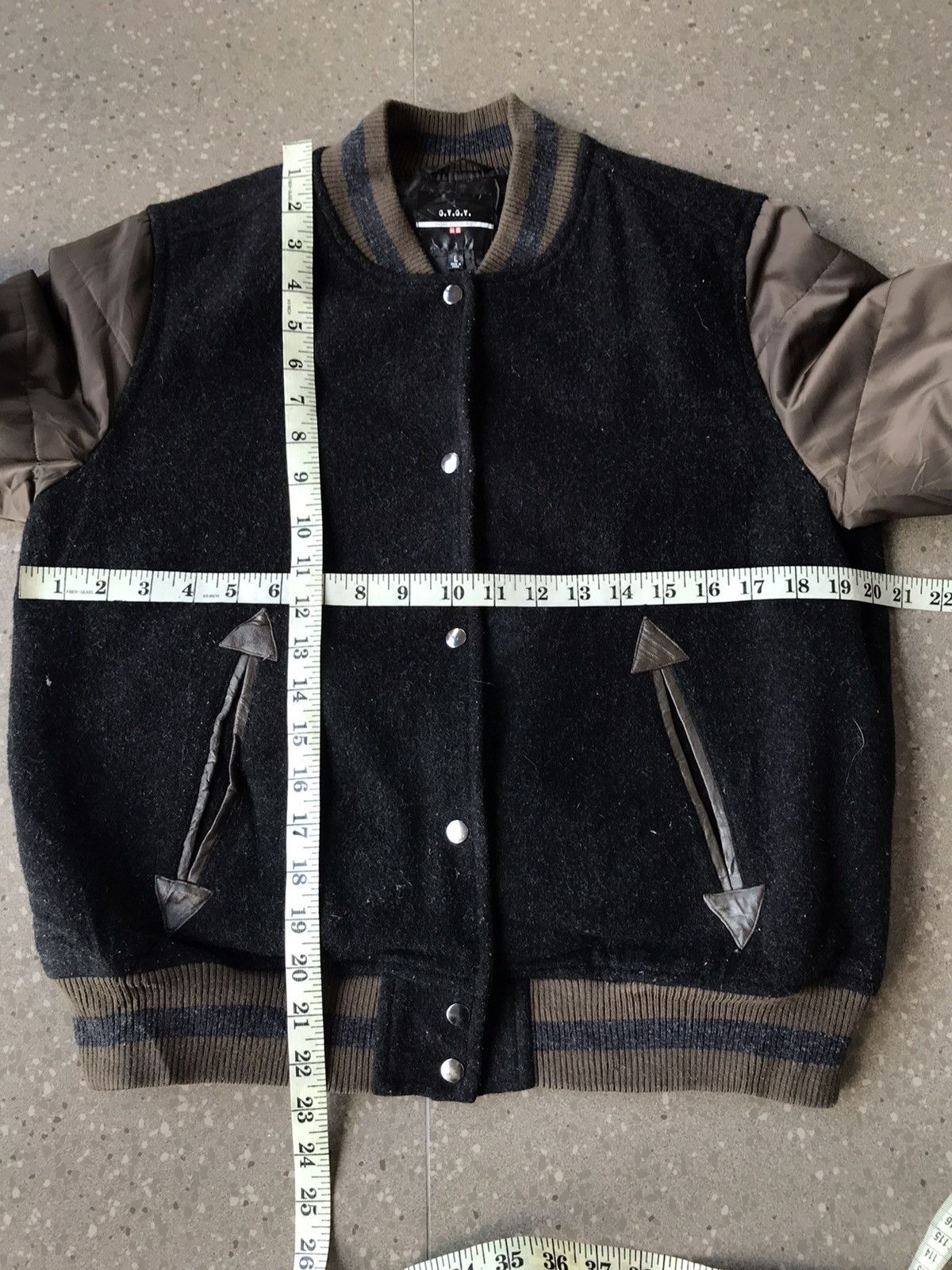 Uniqlo Vintage G.V.G.V. Uniqlo Varsity Jacket Wool Size US S / EU 44-46 / 1 - 7 Thumbnail