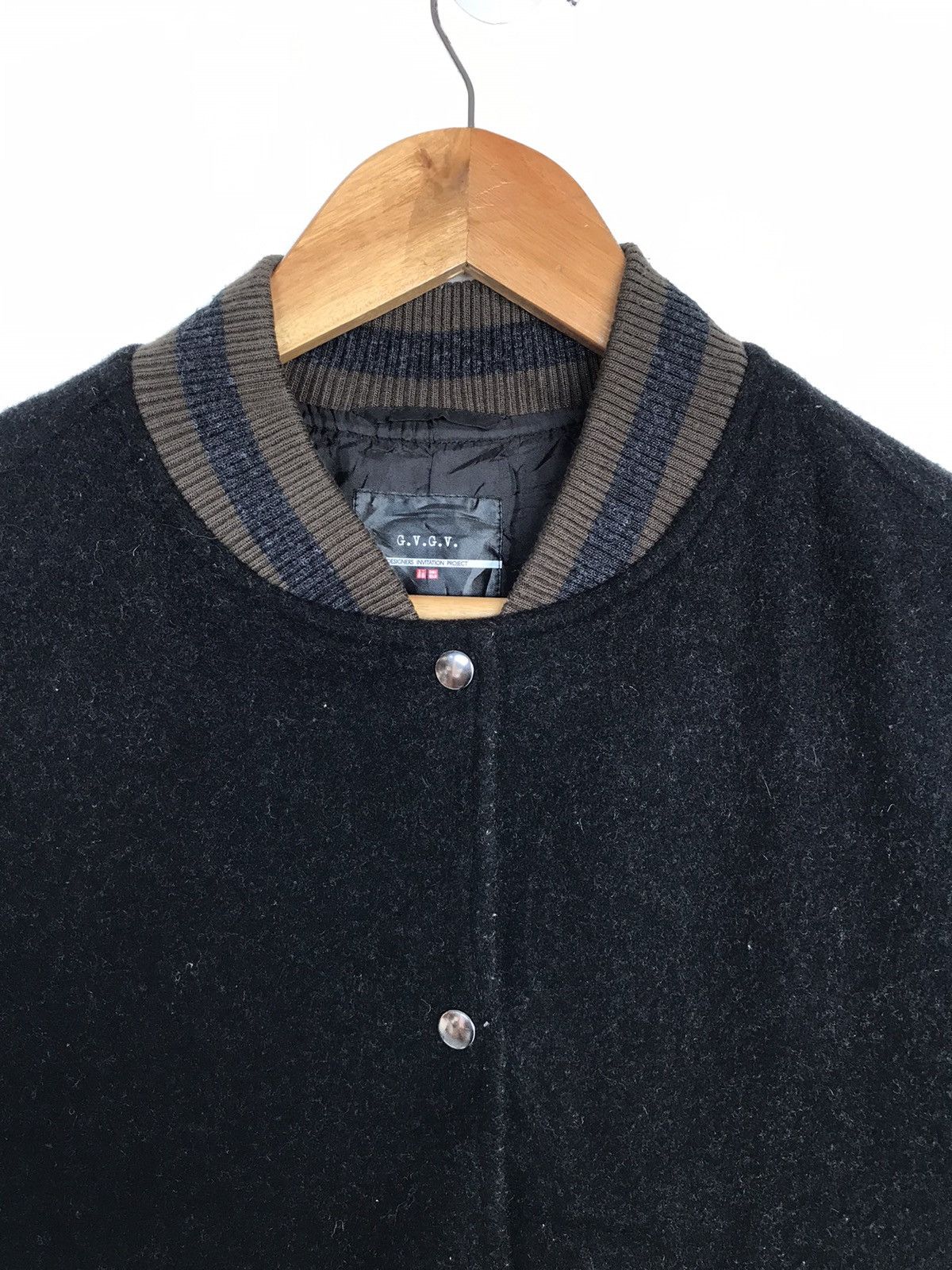 Uniqlo Vintage G.V.G.V. Uniqlo Varsity Jacket Wool Size US S / EU 44-46 / 1 - 2 Thumbnail