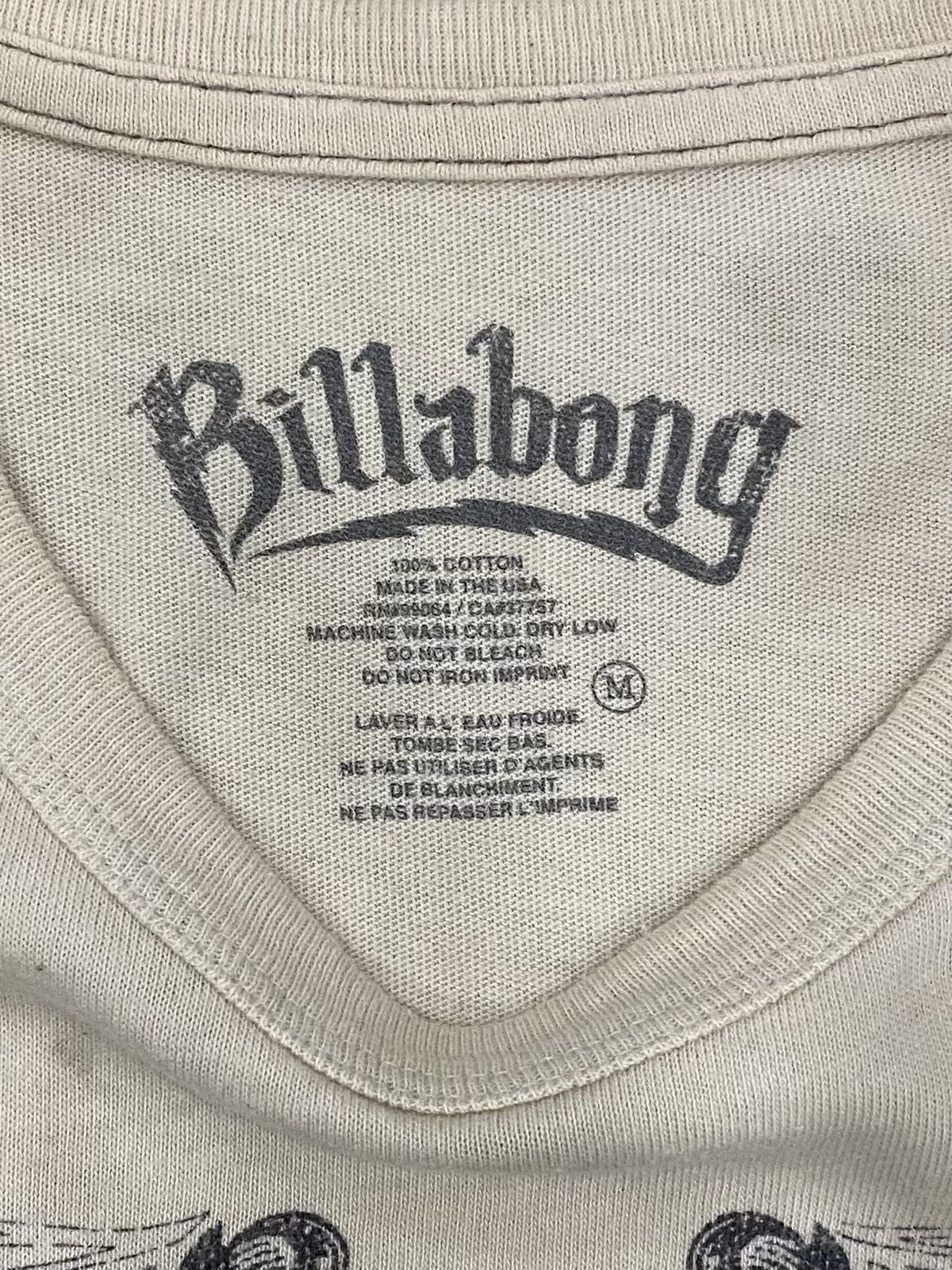 Billabong Vintage Billabong Graphic Tee x Elastic Cotton Size US M / EU 48-50 / 2 - 7 Thumbnail