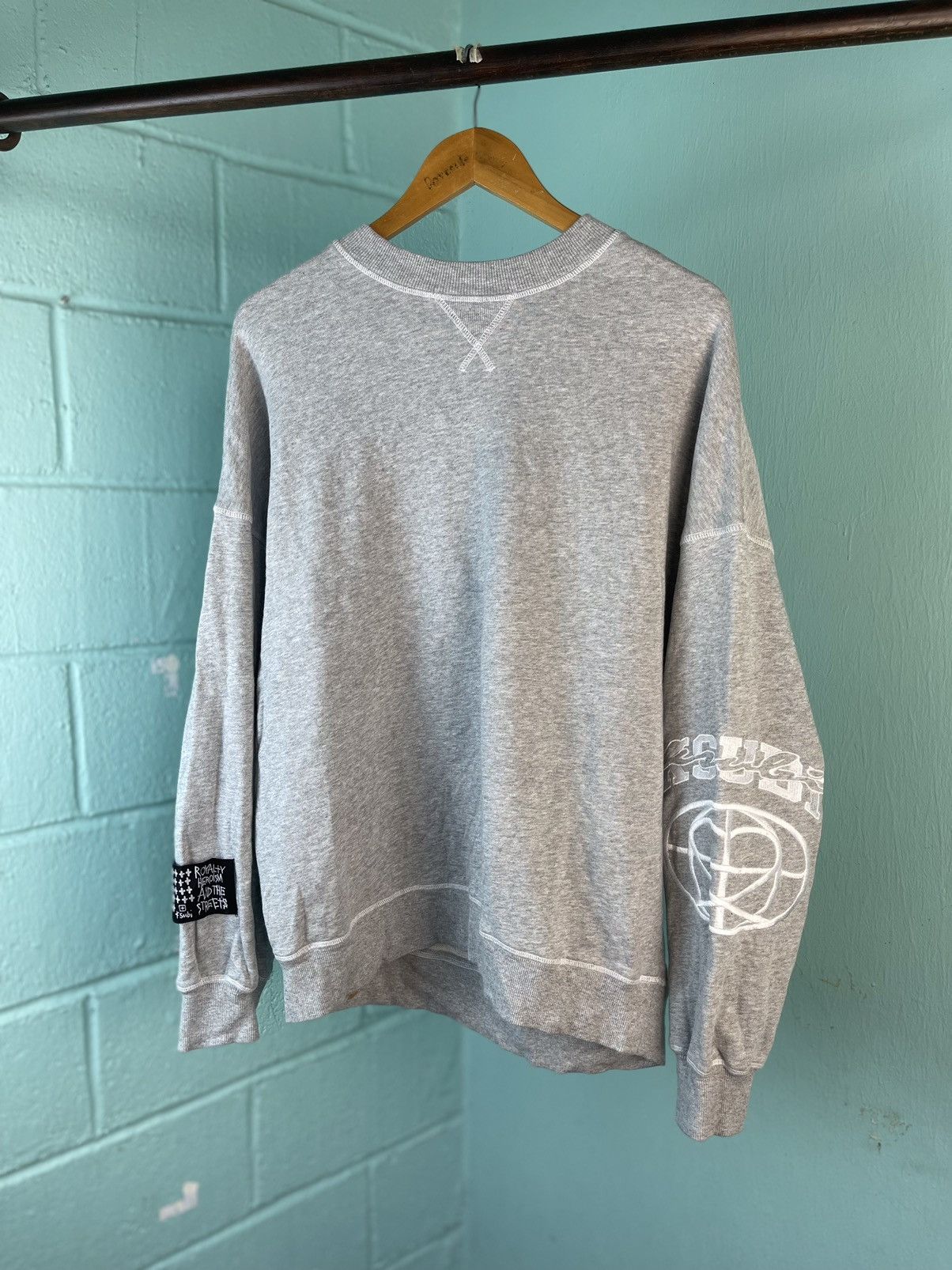 Ksubi Ksubi Grey Crewneck Size US L / EU 52-54 / 3 - 8 Thumbnail