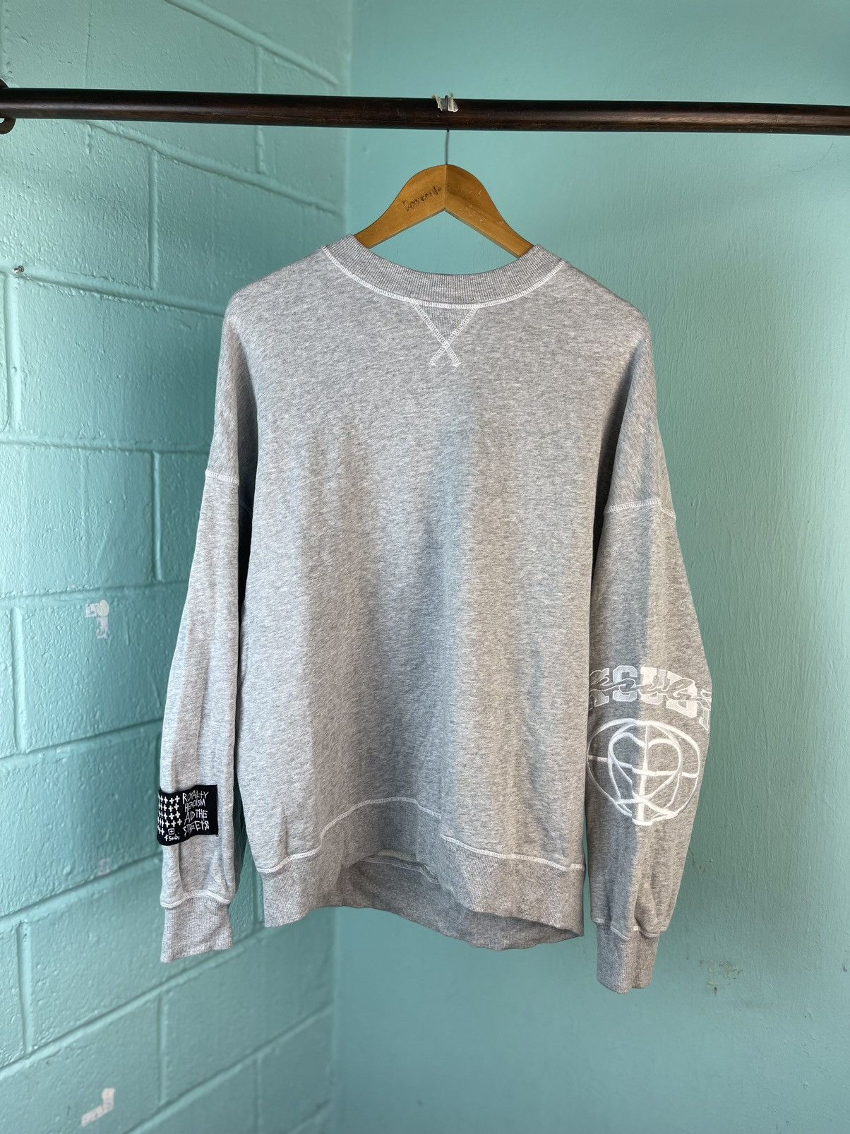 Ksubi Ksubi Grey Crewneck Size US L / EU 52-54 / 3 - 6 Thumbnail
