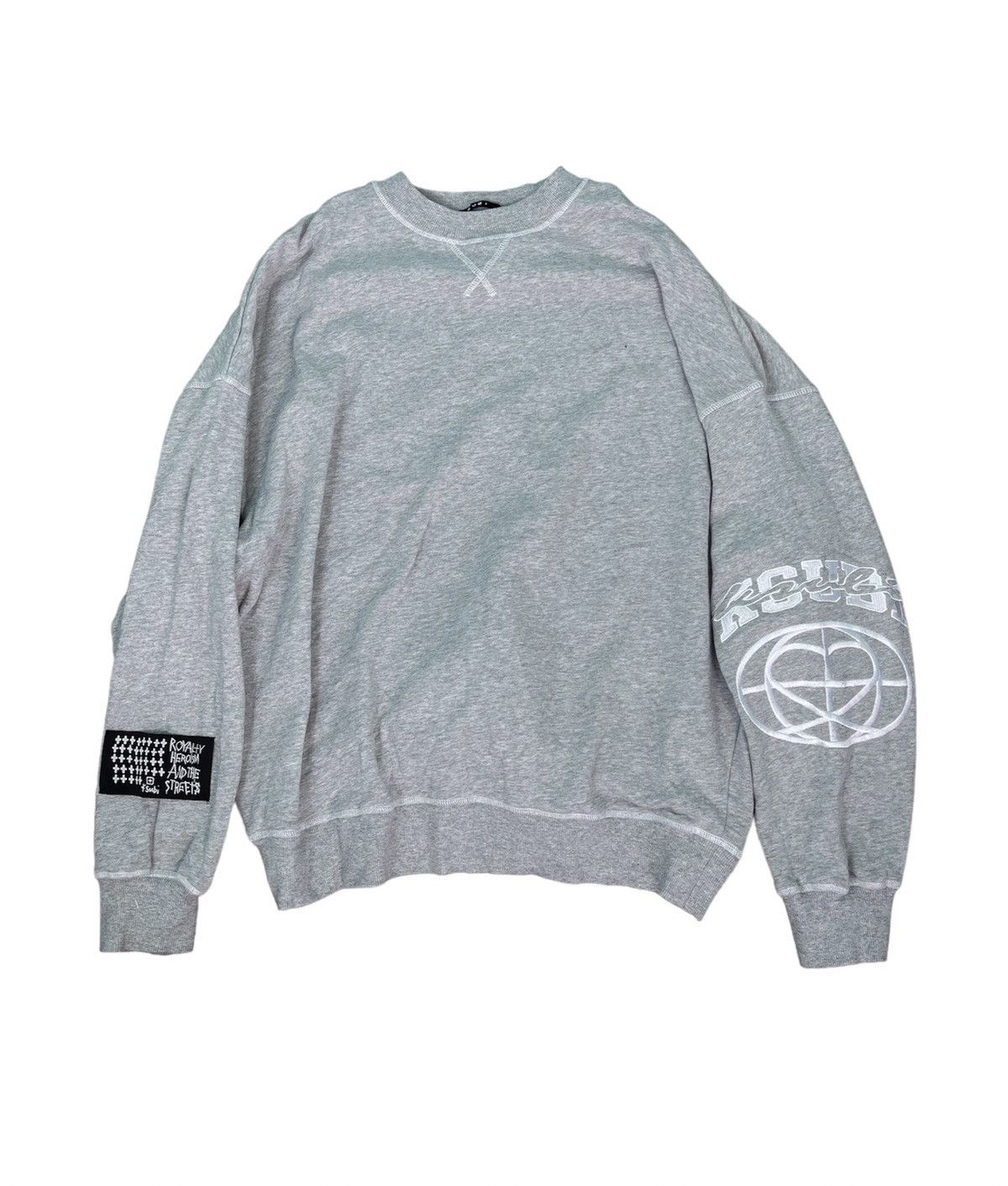 Ksubi Ksubi Grey Crewneck Size US L / EU 52-54 / 3 - 2 Thumbnail