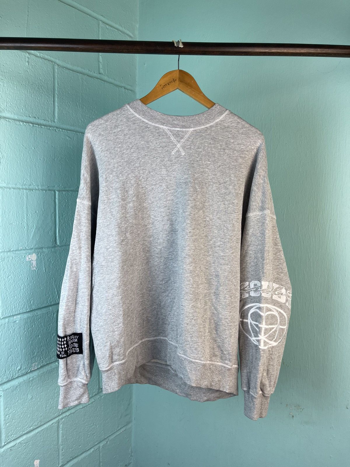 Ksubi Ksubi Grey Crewneck Size US L / EU 52-54 / 3 - 5 Thumbnail