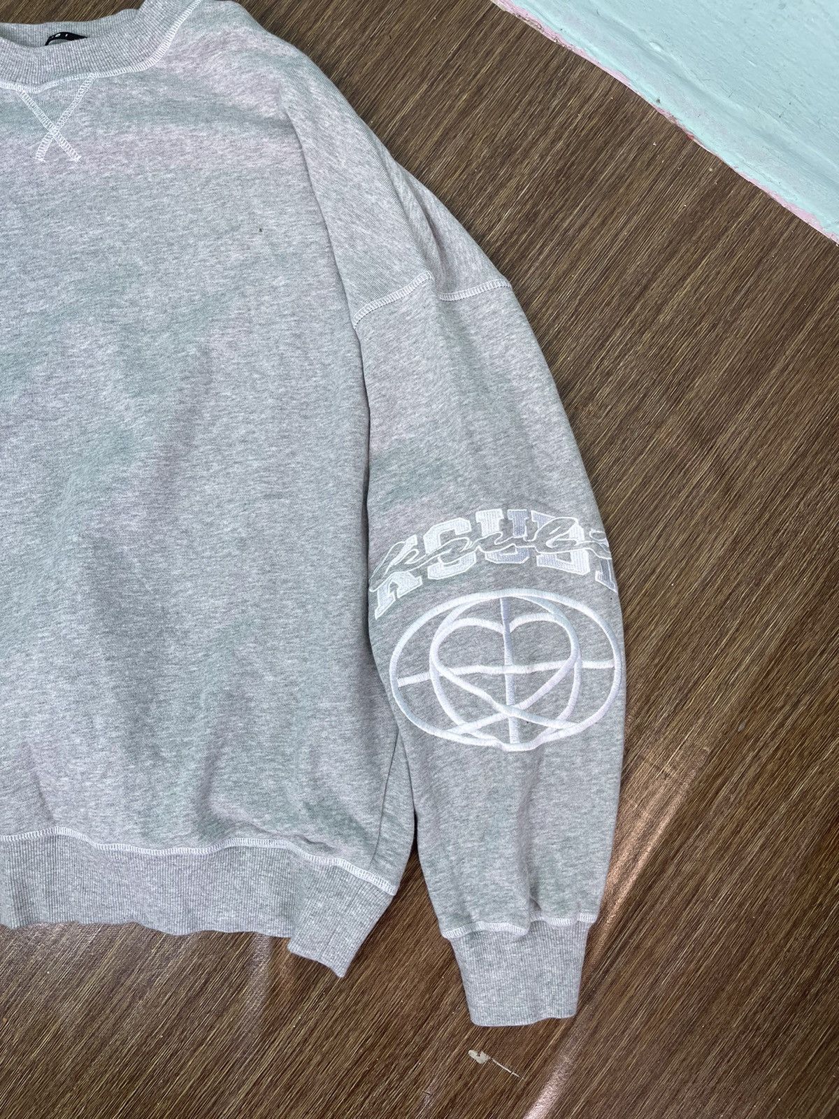 Ksubi Ksubi Grey Crewneck Size US L / EU 52-54 / 3 - 3 Thumbnail