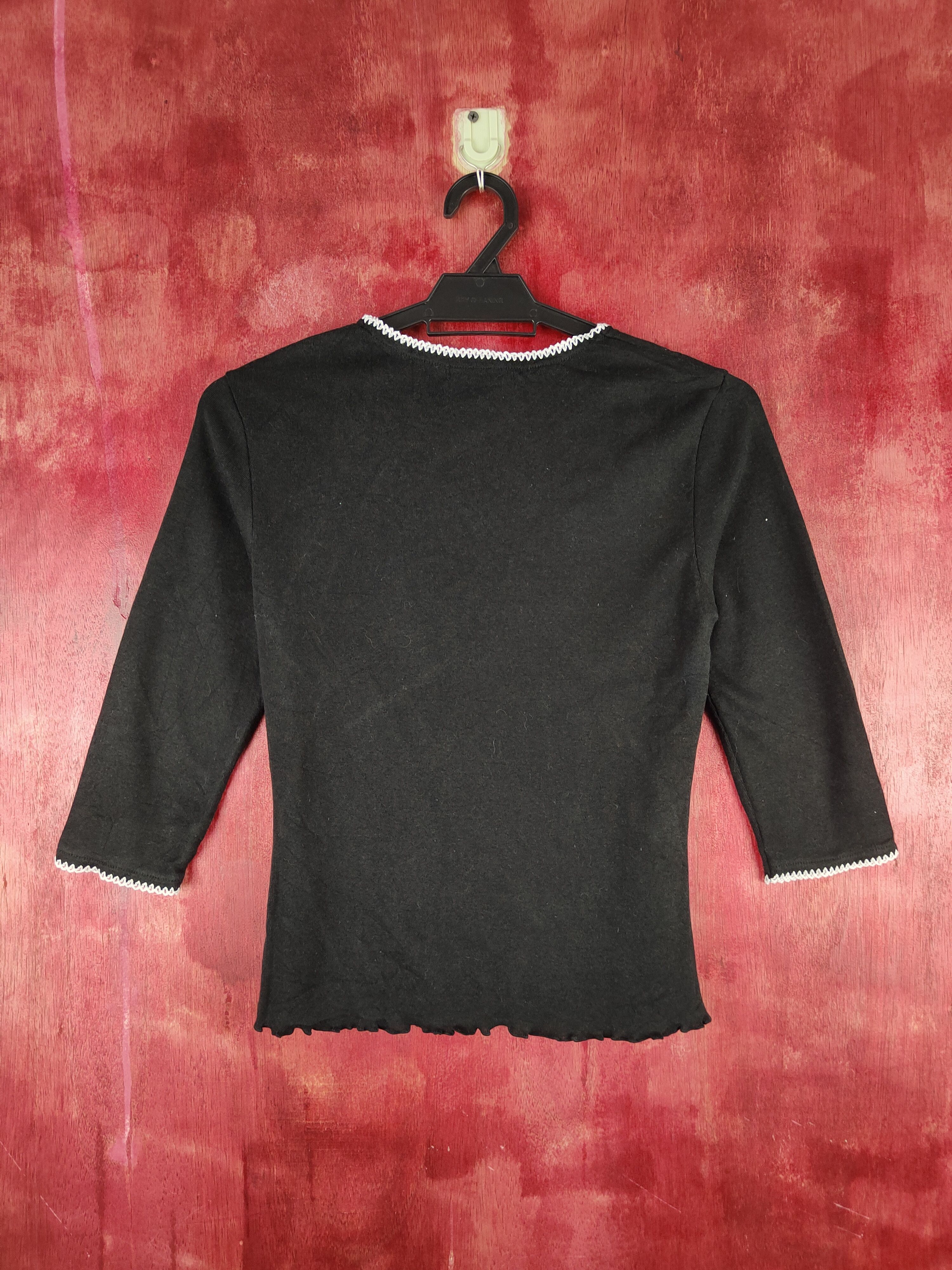 Japanese Brand On-three-B Black Cardigan #S902 Size XS / US 0-2 / IT 36-38 - 7 Thumbnail