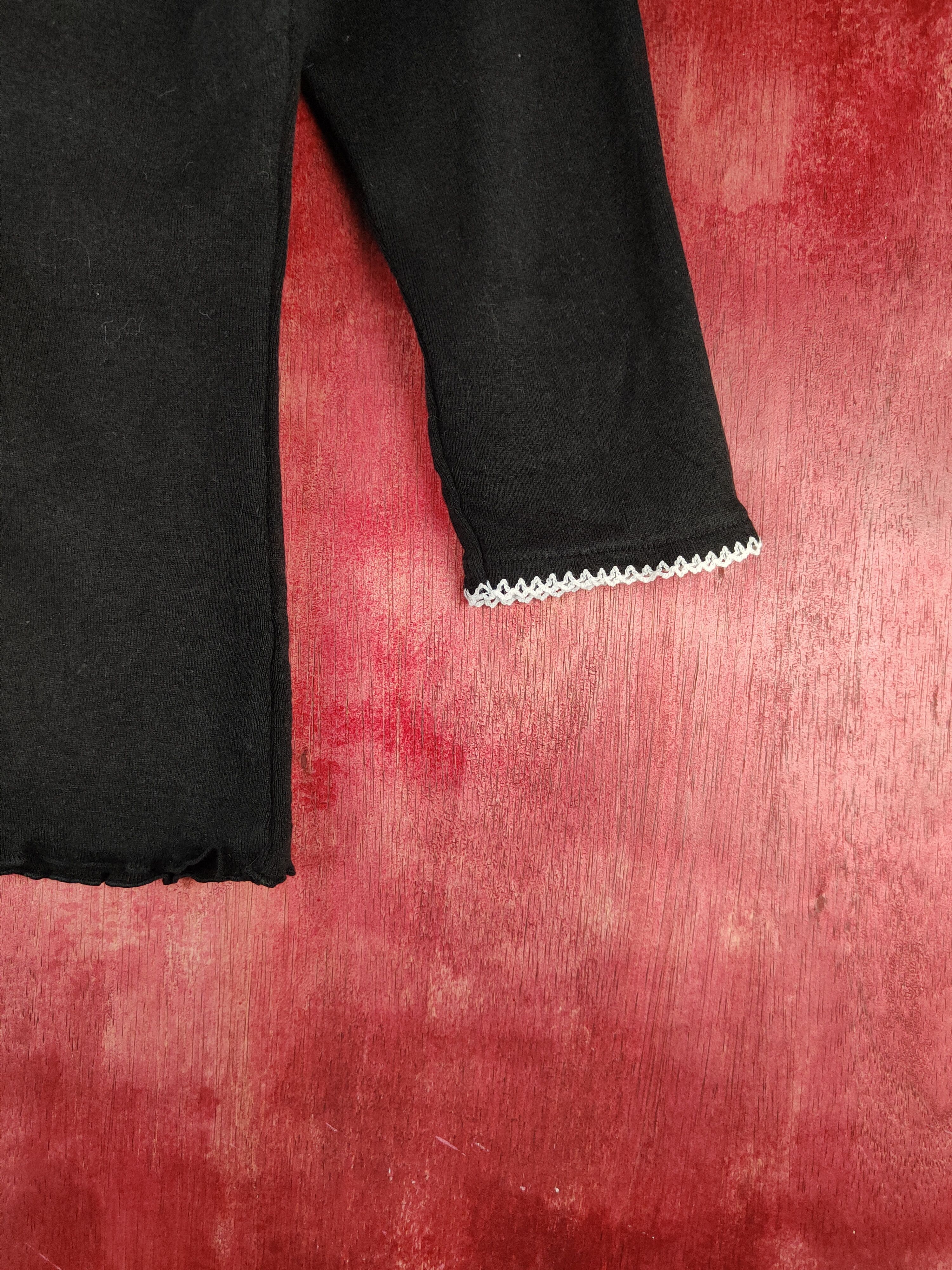 Japanese Brand On-three-B Black Cardigan #S902 Size XS / US 0-2 / IT 36-38 - 6 Thumbnail