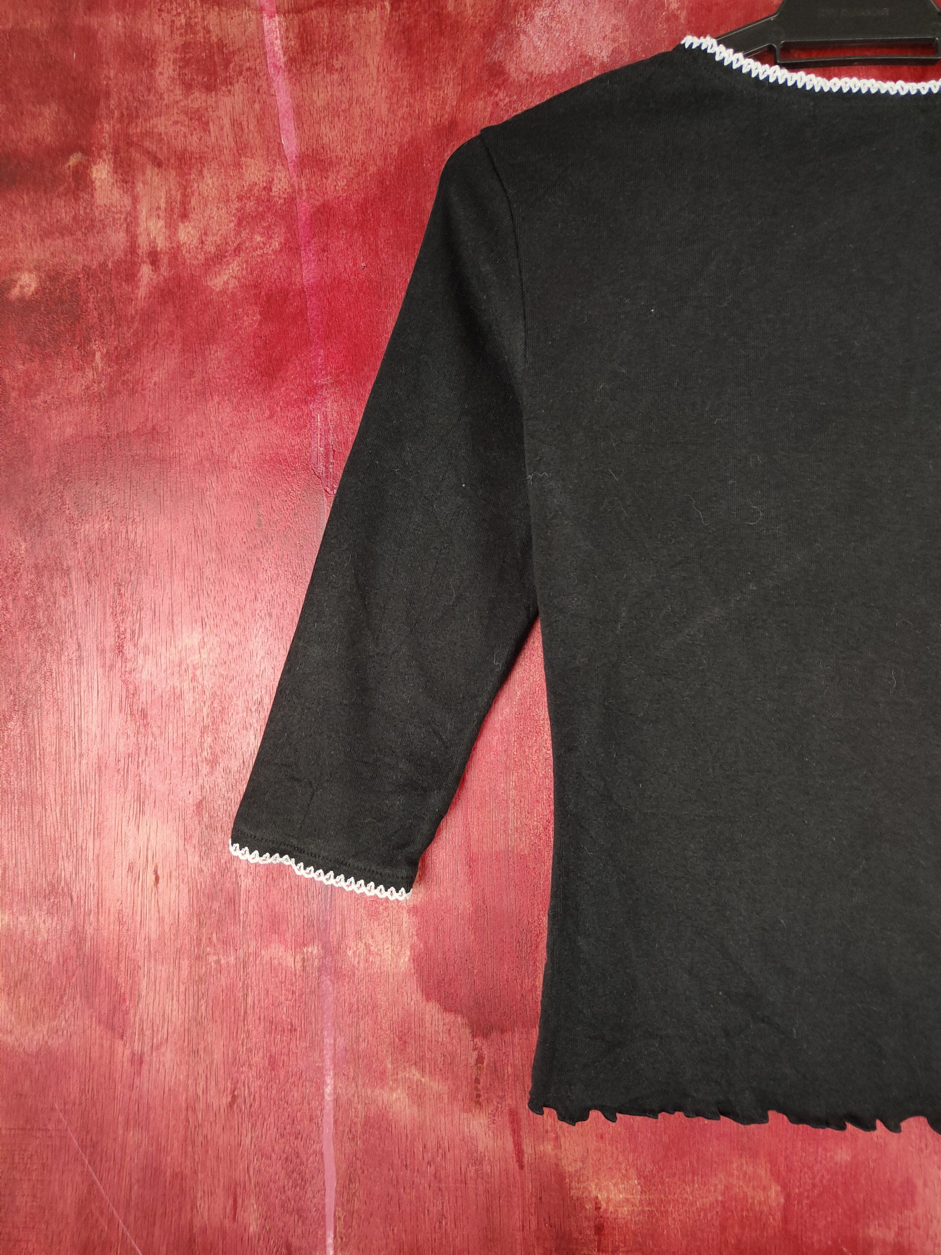 Japanese Brand On-three-B Black Cardigan #S902 Size XS / US 0-2 / IT 36-38 - 8 Thumbnail