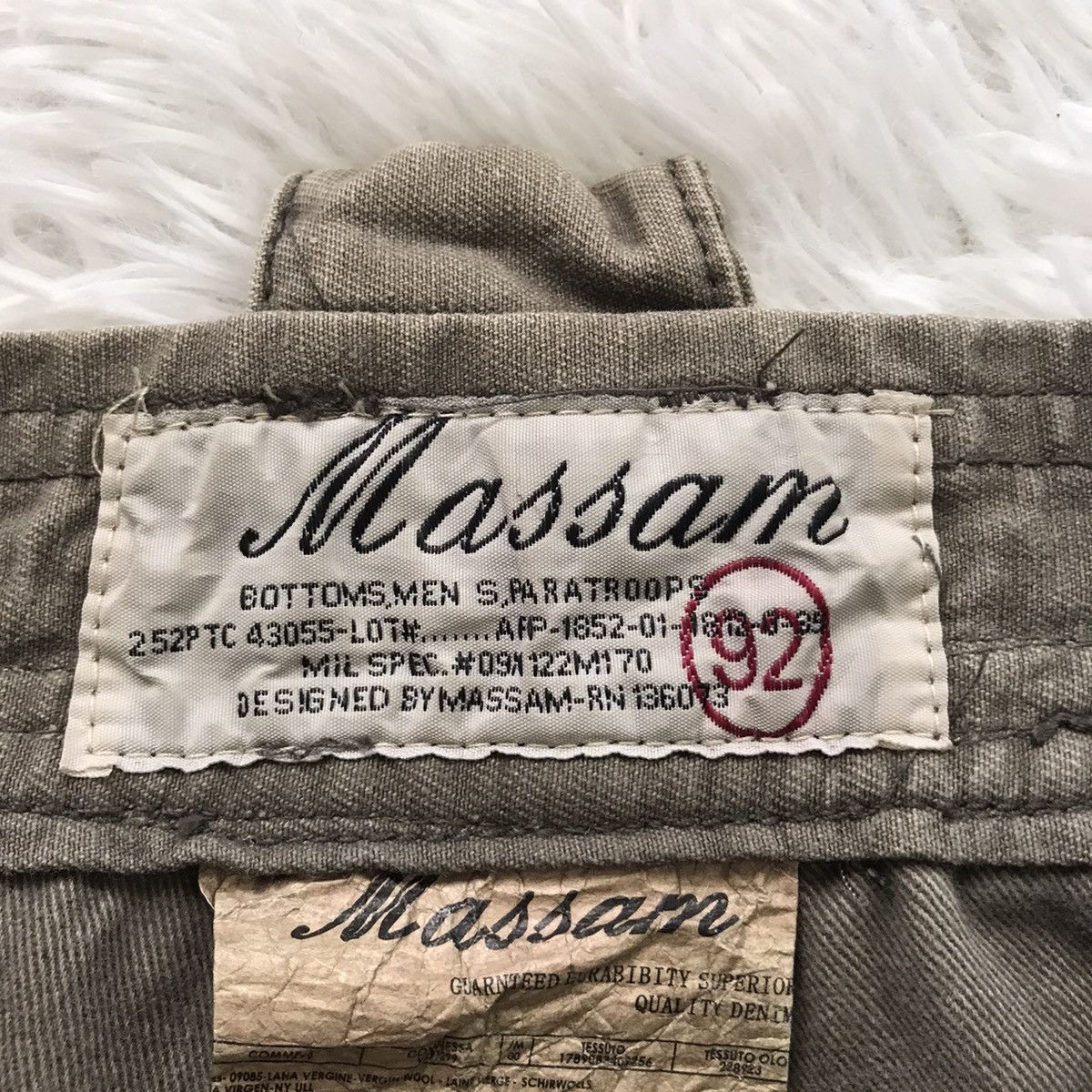 Japanese Brand 💥Vtg Massam Military Paratroops Mutipockets Cargo Pant Size US 32 / EU 48 - 16 Thumbnail