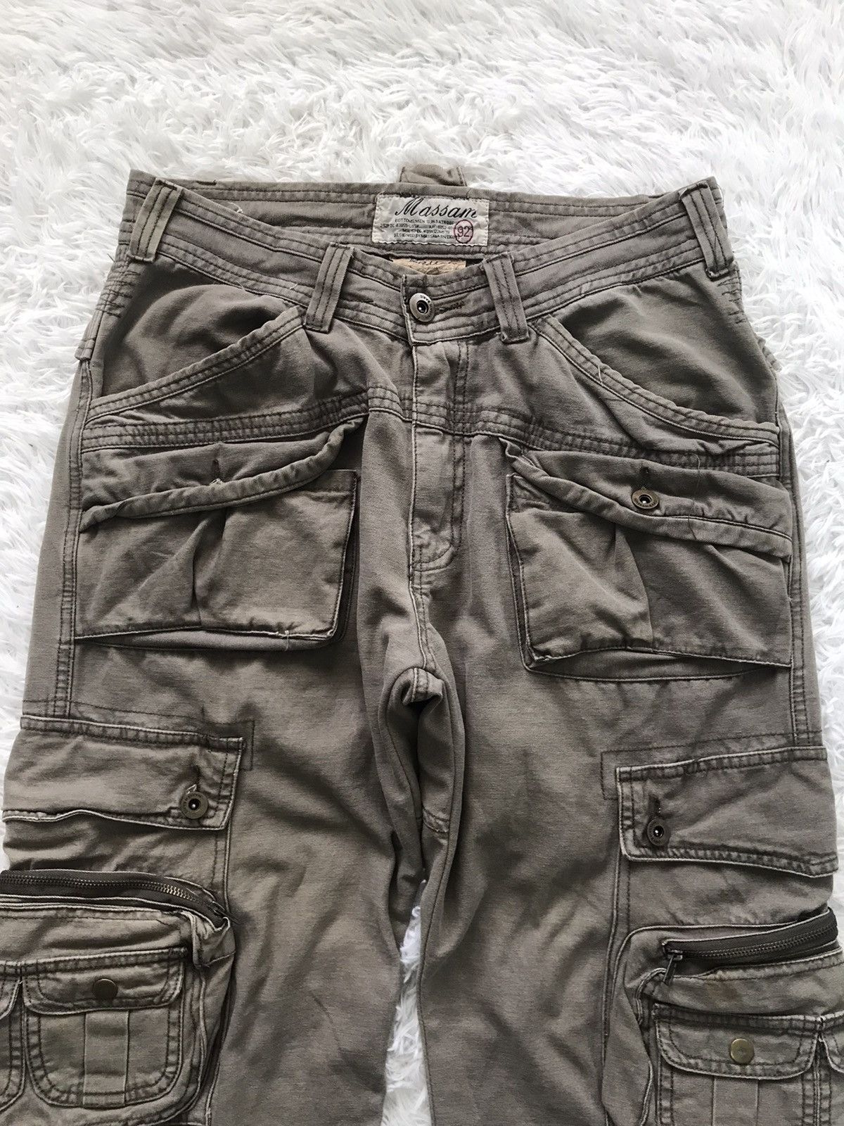 Japanese Brand 💥Vtg Massam Military Paratroops Mutipockets Cargo Pant Size US 32 / EU 48 - 8 Thumbnail