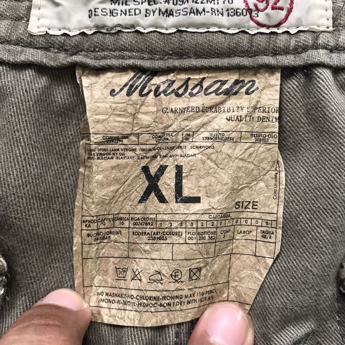 Japanese Brand 💥Vtg Massam Military Paratroops Mutipockets Cargo Pant Size US 32 / EU 48 - 17 Thumbnail