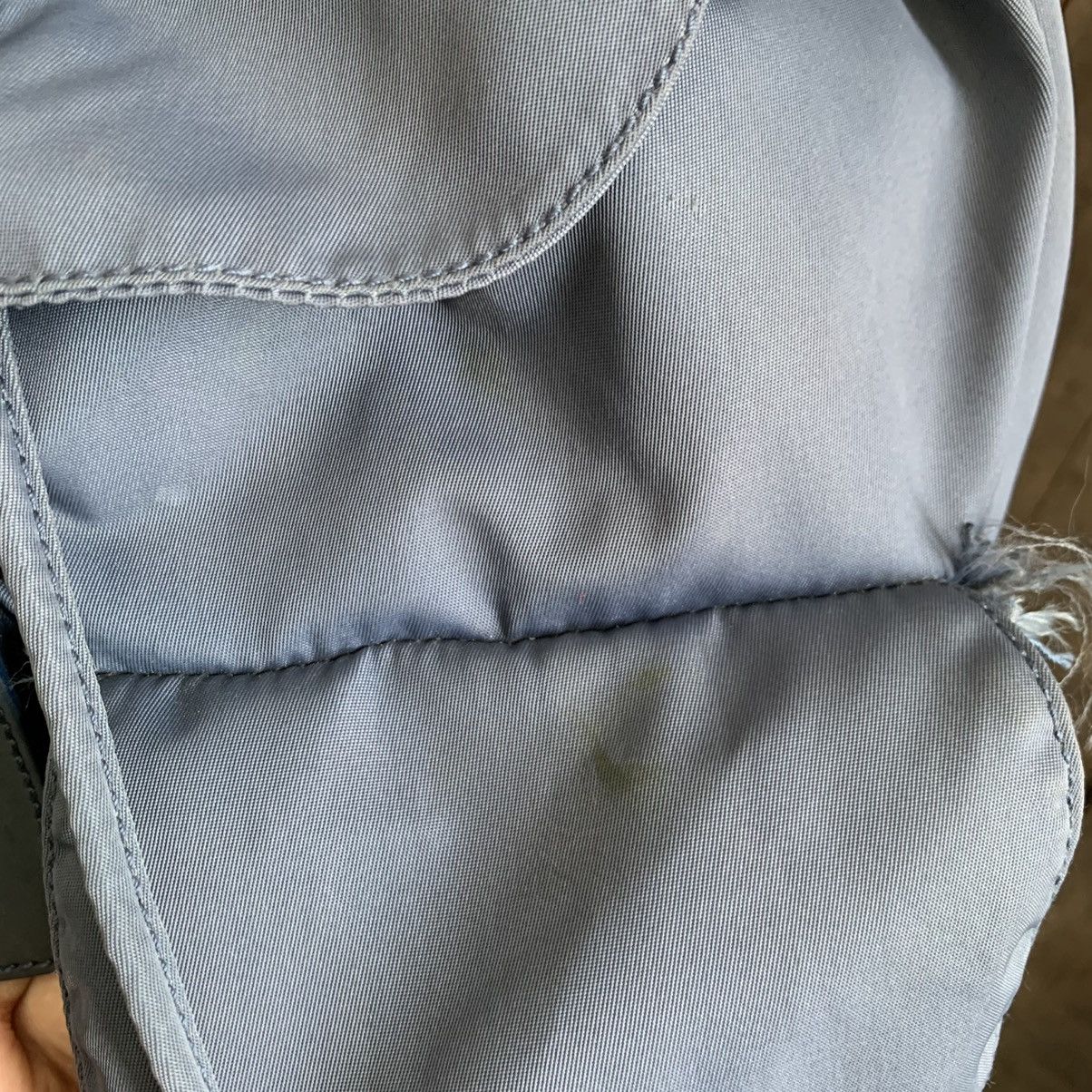 Vintage Vintage Prada Blue Medium Nylon Backpack Size ONE SIZE - 8 Thumbnail