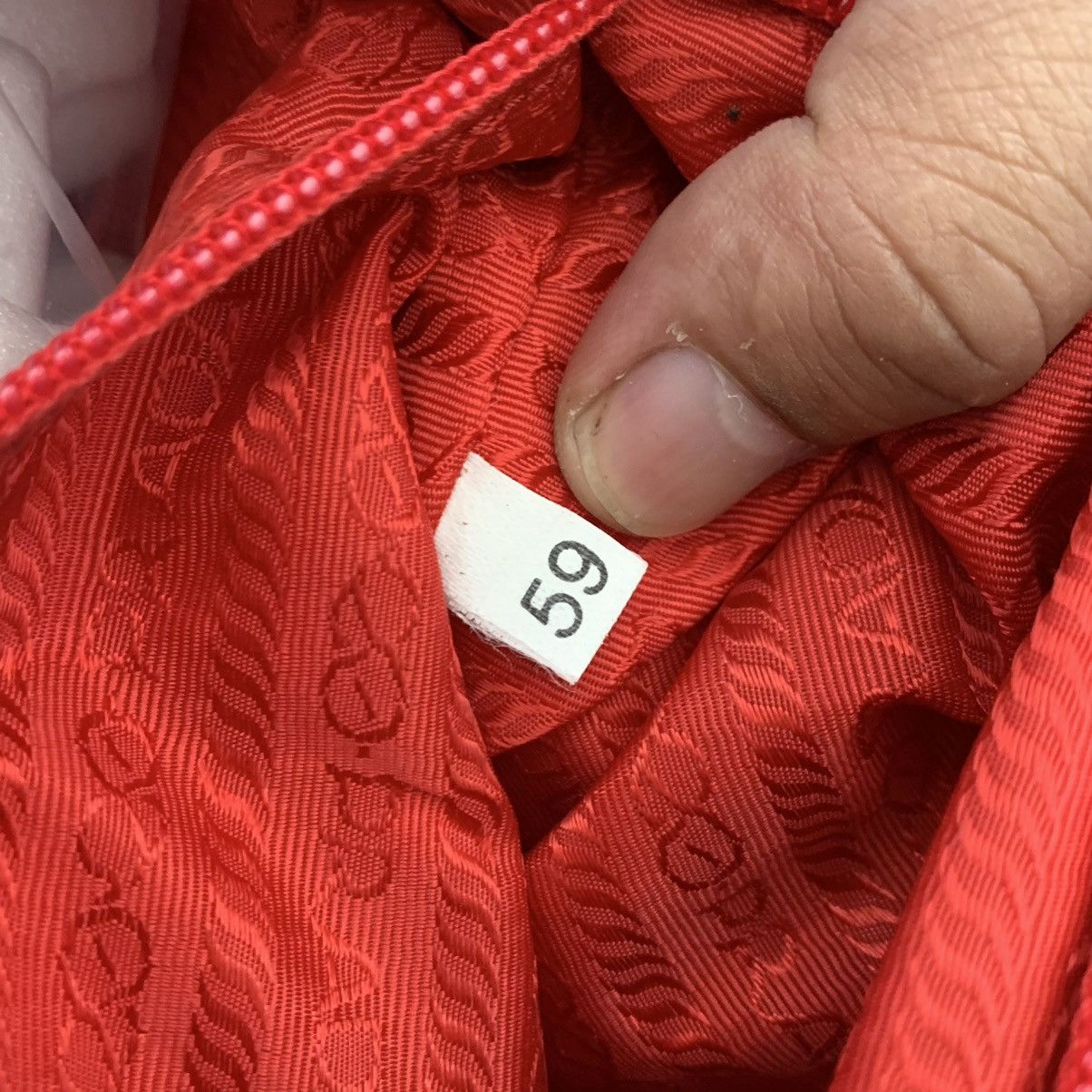 Prada Vintage Prada Red Medium Backpack With Authentic Card Size ONE SIZE - 13 Thumbnail