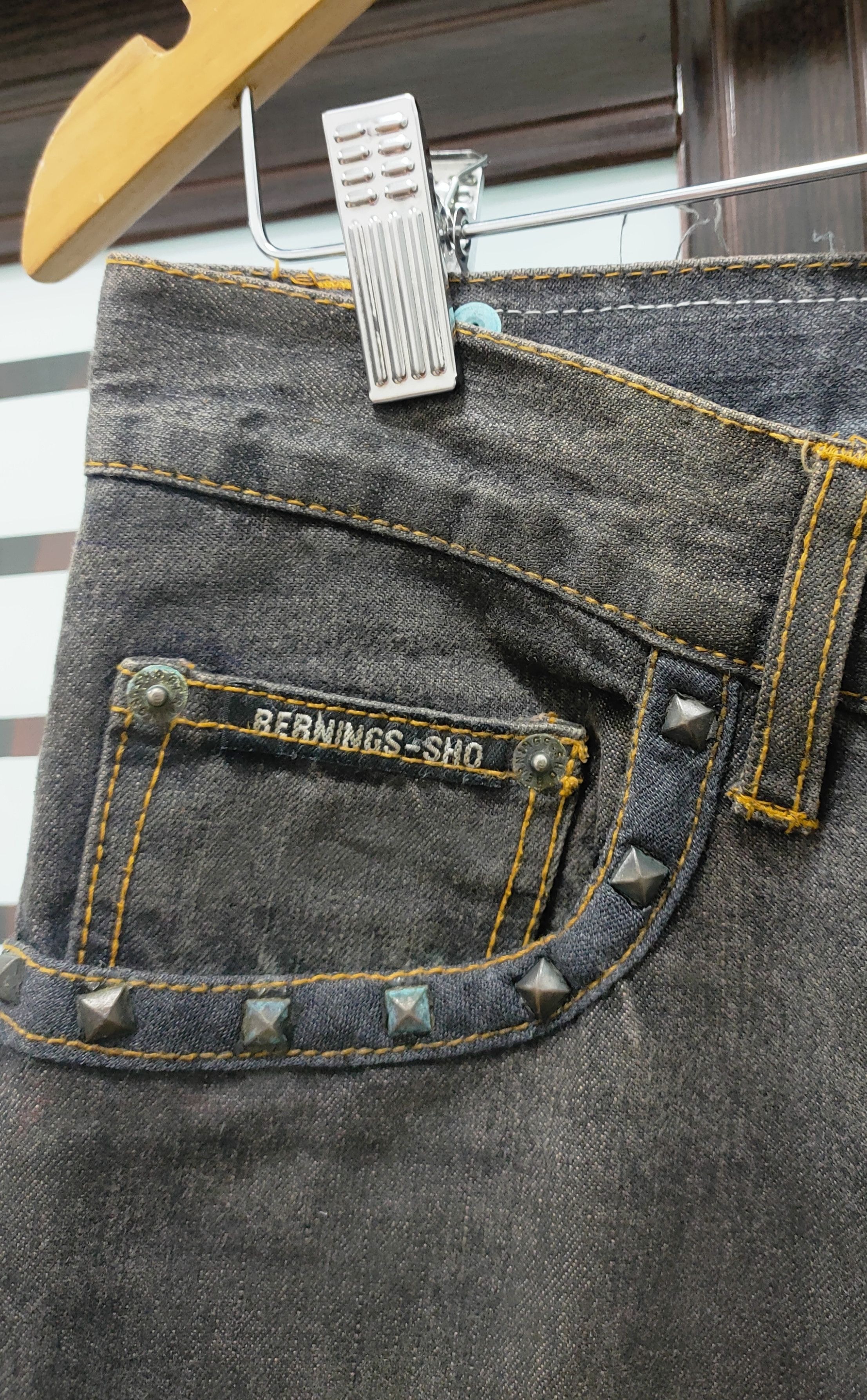 BERNINGS SHO 🔥Punk Not Dead Japanese Brand Bernings-Sho Denim🔥 Size US 30 / EU 46 - 4 Thumbnail