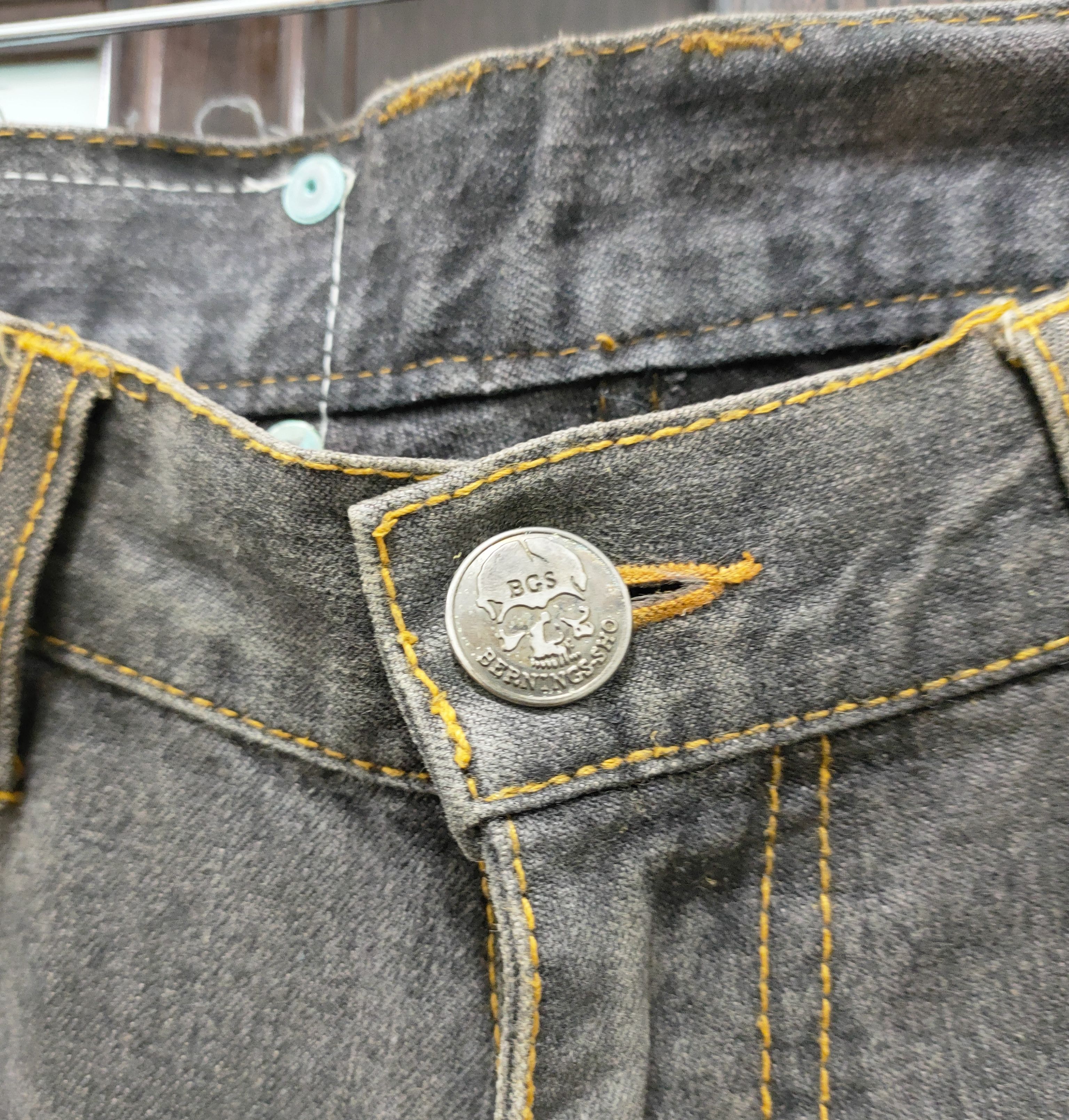 BERNINGS SHO 🔥Punk Not Dead Japanese Brand Bernings-Sho Denim🔥 Size US 30 / EU 46 - 5 Thumbnail