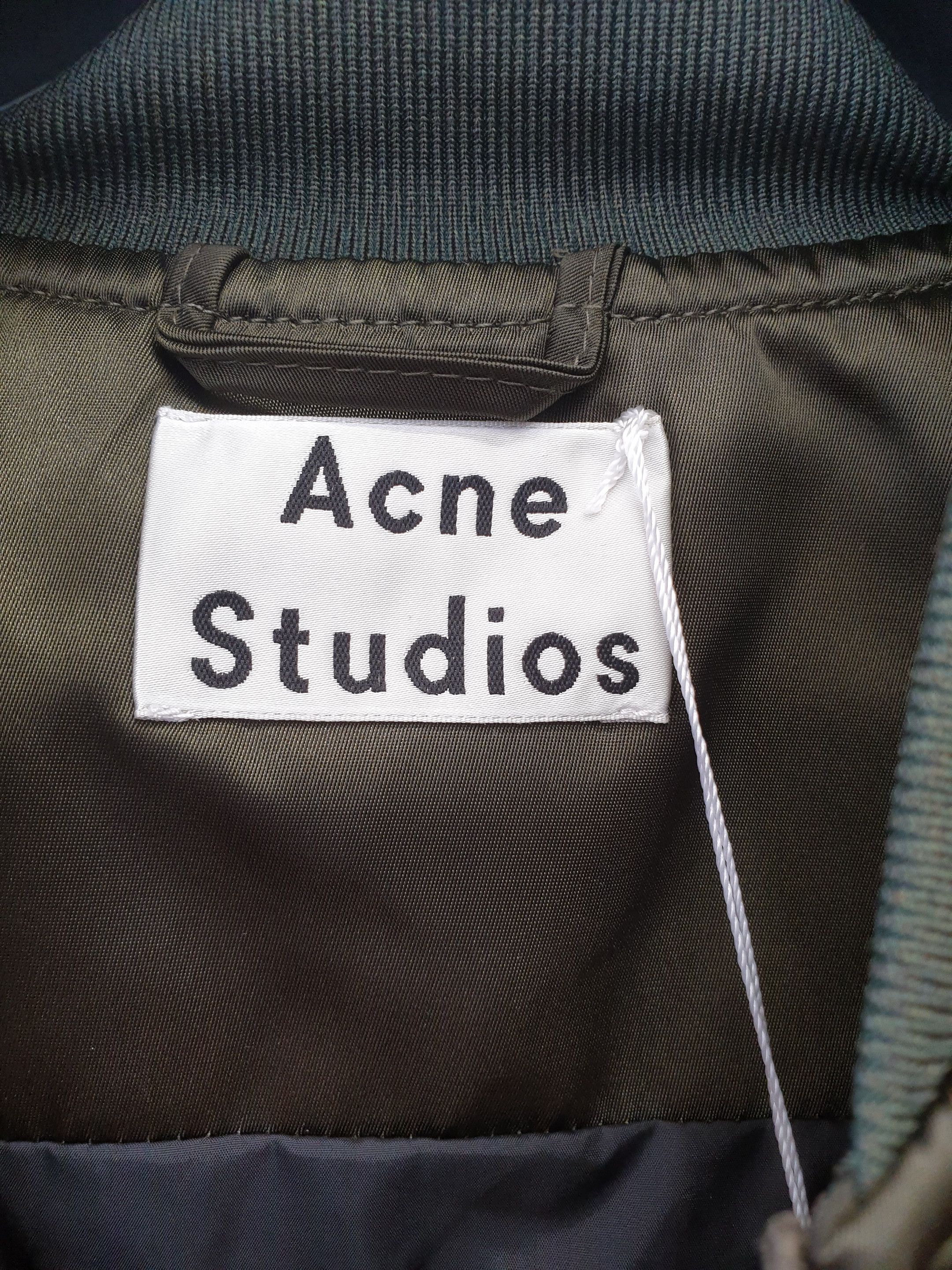 Acne Studios × Designer Acne Studios Mylon Bomber Jacket EU50 Size US M / EU 48-50 / 2 - 4 Thumbnail