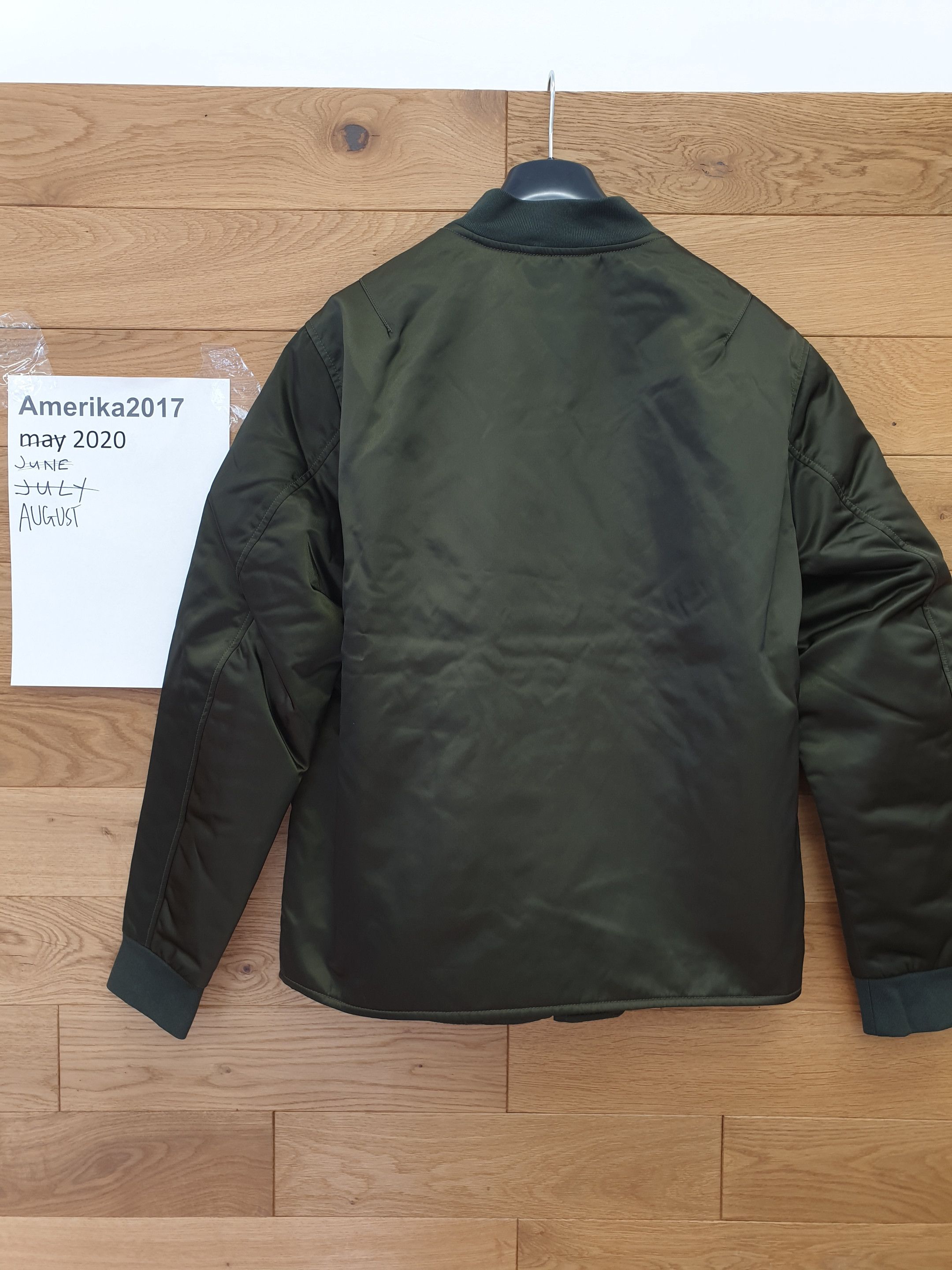 Acne Studios × Designer Acne Studios Mylon Bomber Jacket EU50 Size US M / EU 48-50 / 2 - 3 Thumbnail