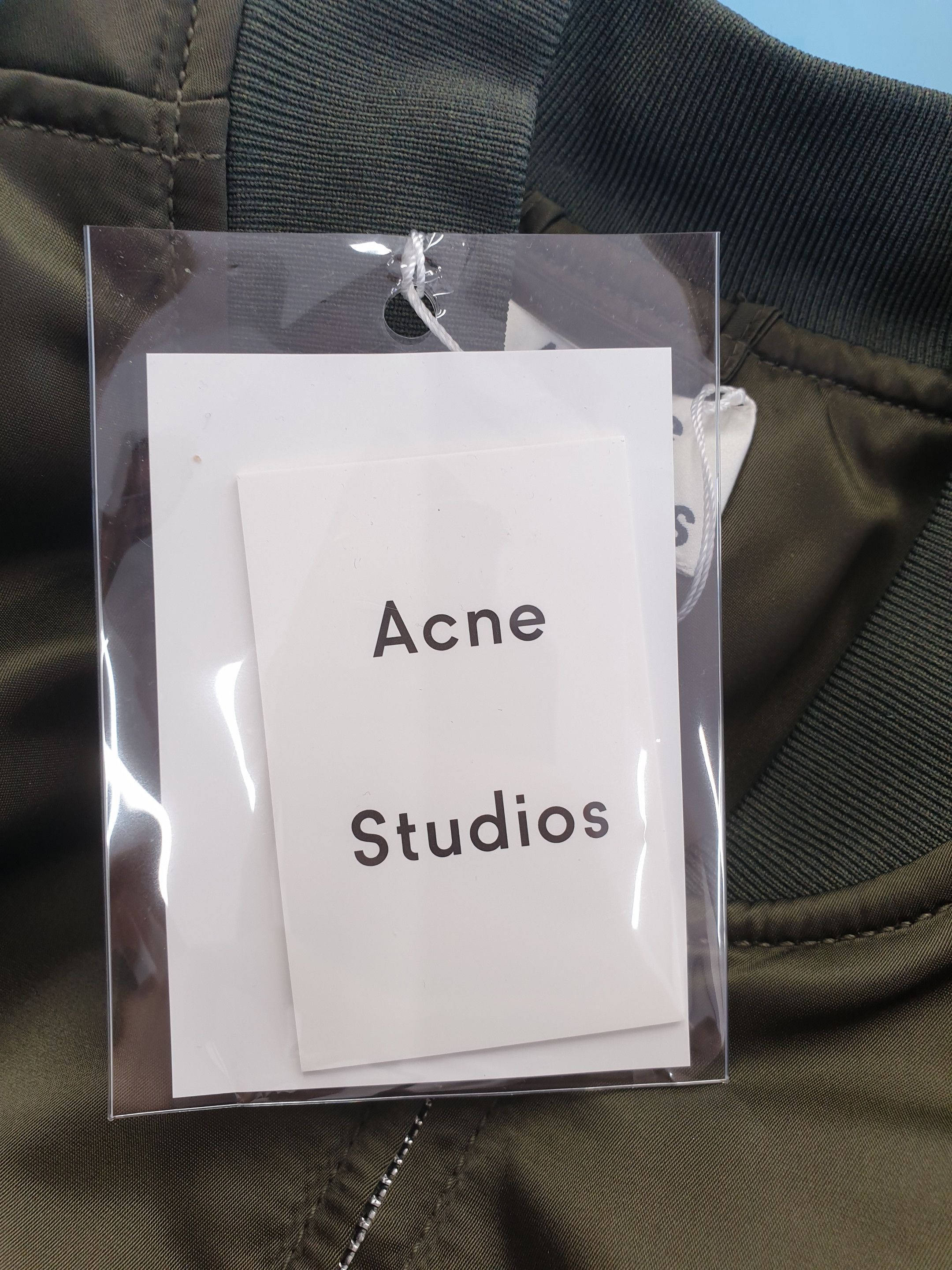 Acne Studios × Designer Acne Studios Mylon Bomber Jacket EU50 Size US M / EU 48-50 / 2 - 6 Thumbnail