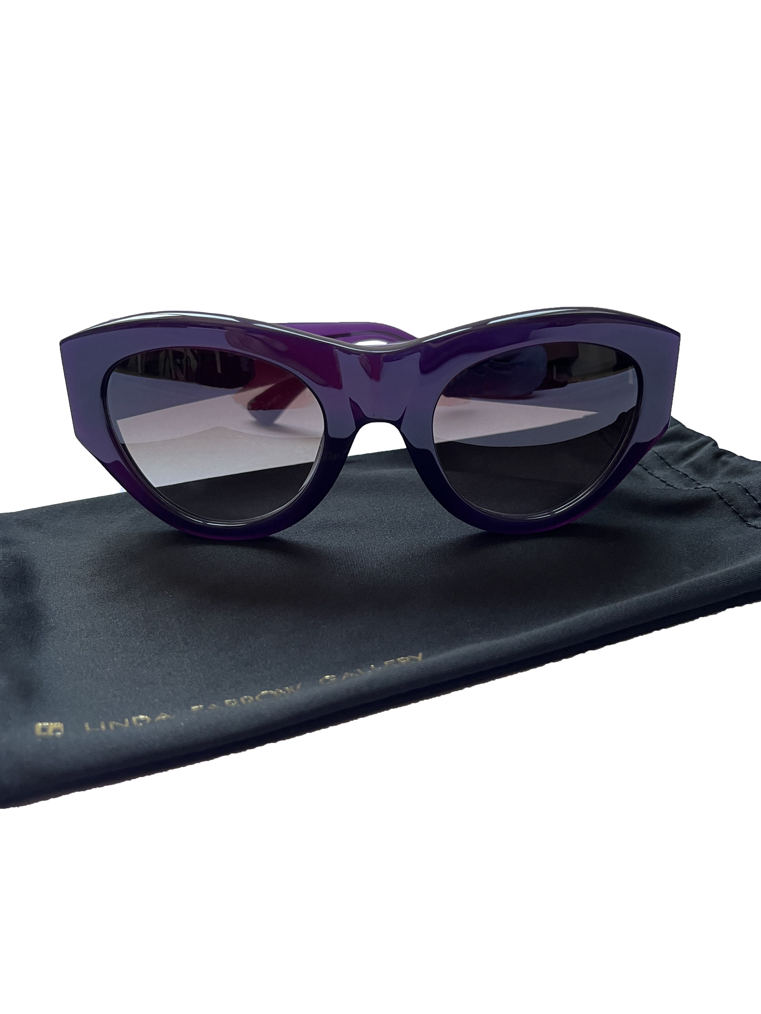 Dries Van Noten × Linda Farrow ⚡️QUICK SALE⚡️Dries Van Noten Linda Farrow Wrap Sunglasses Size ONE SIZE - 1 Thumbnail