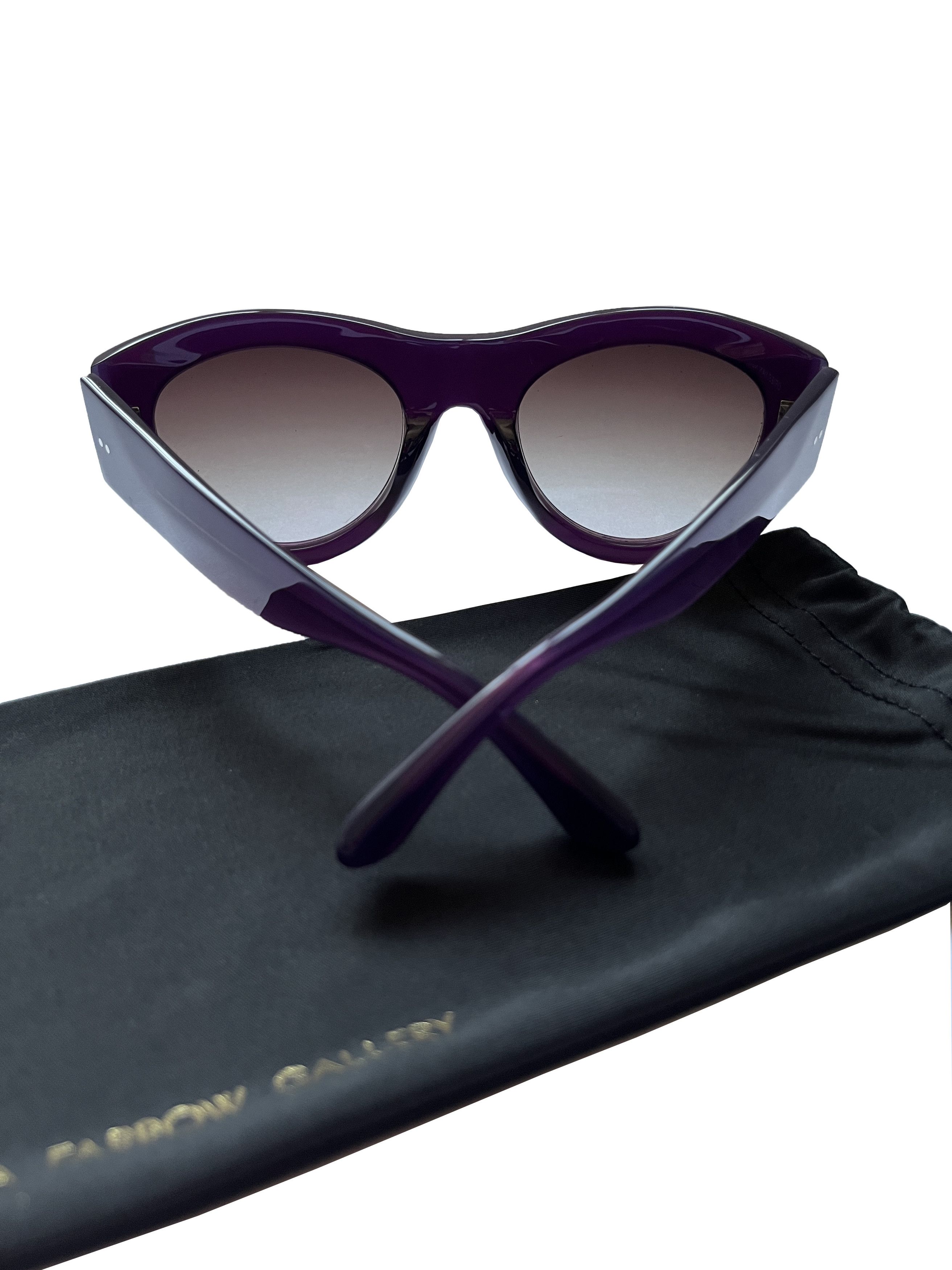 Dries Van Noten × Linda Farrow ⚡️QUICK SALE⚡️Dries Van Noten Linda Farrow Wrap Sunglasses Size ONE SIZE - 2 Thumbnail