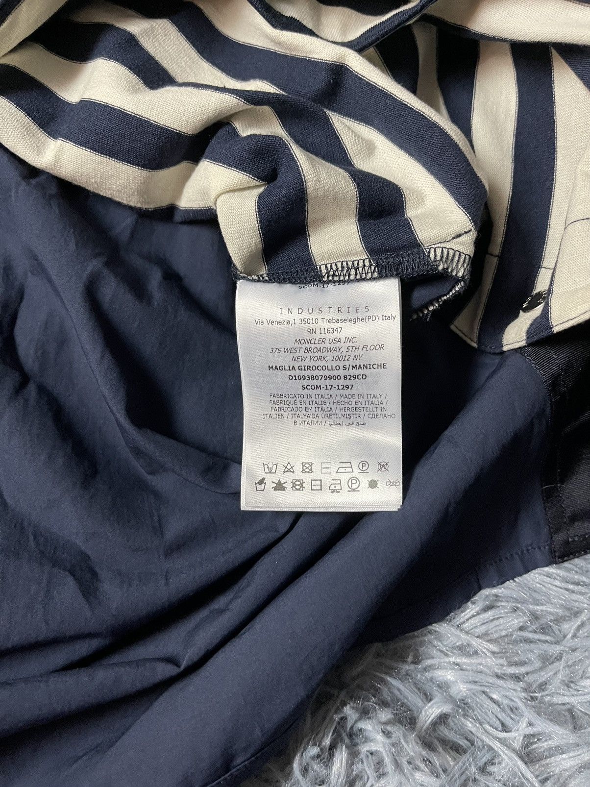 Moncler Moncler striped blouse tank top Size L / US 10 / IT 46 - 6 Thumbnail