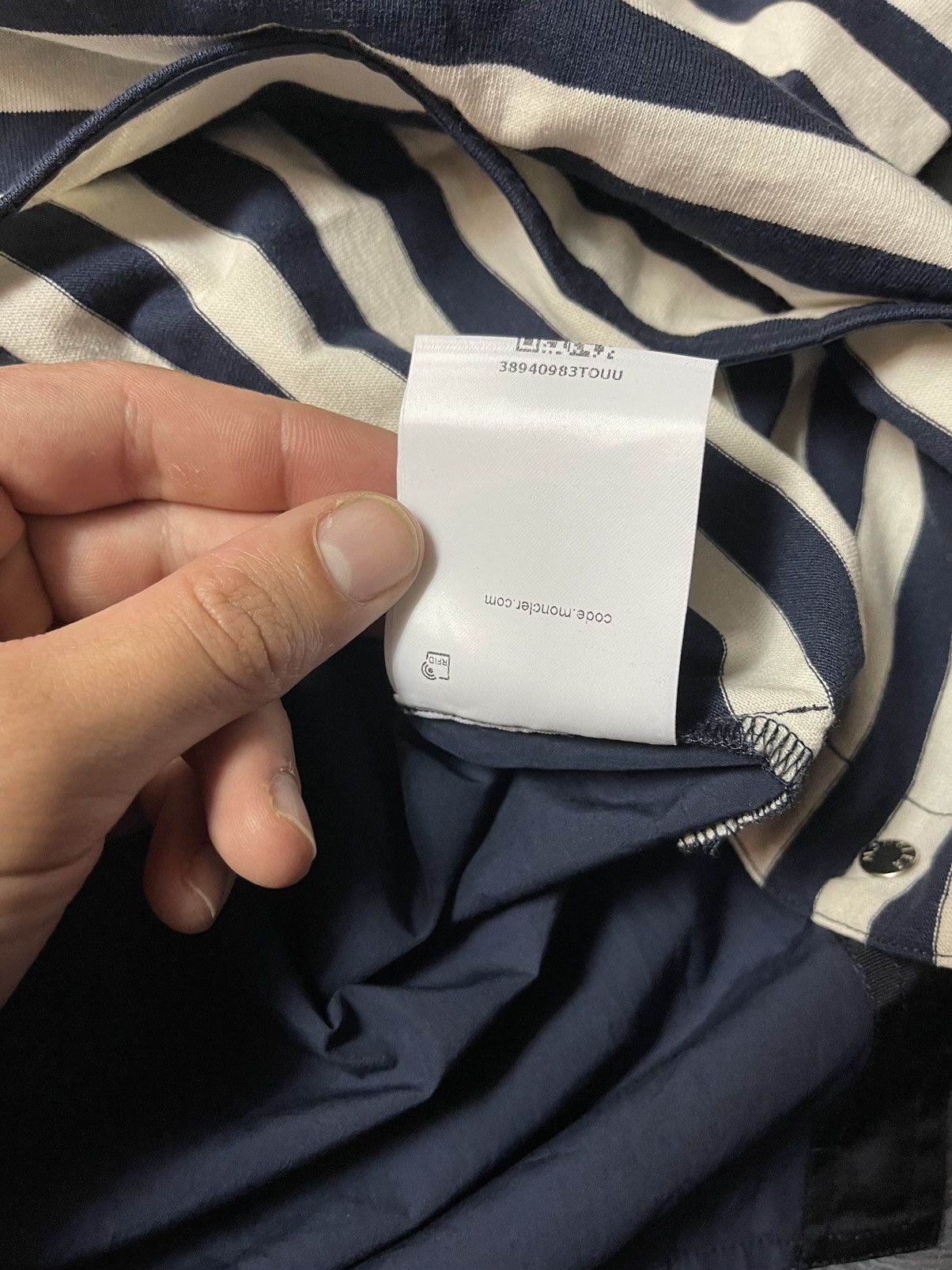 Moncler Moncler striped blouse tank top Size L / US 10 / IT 46 - 9 Thumbnail