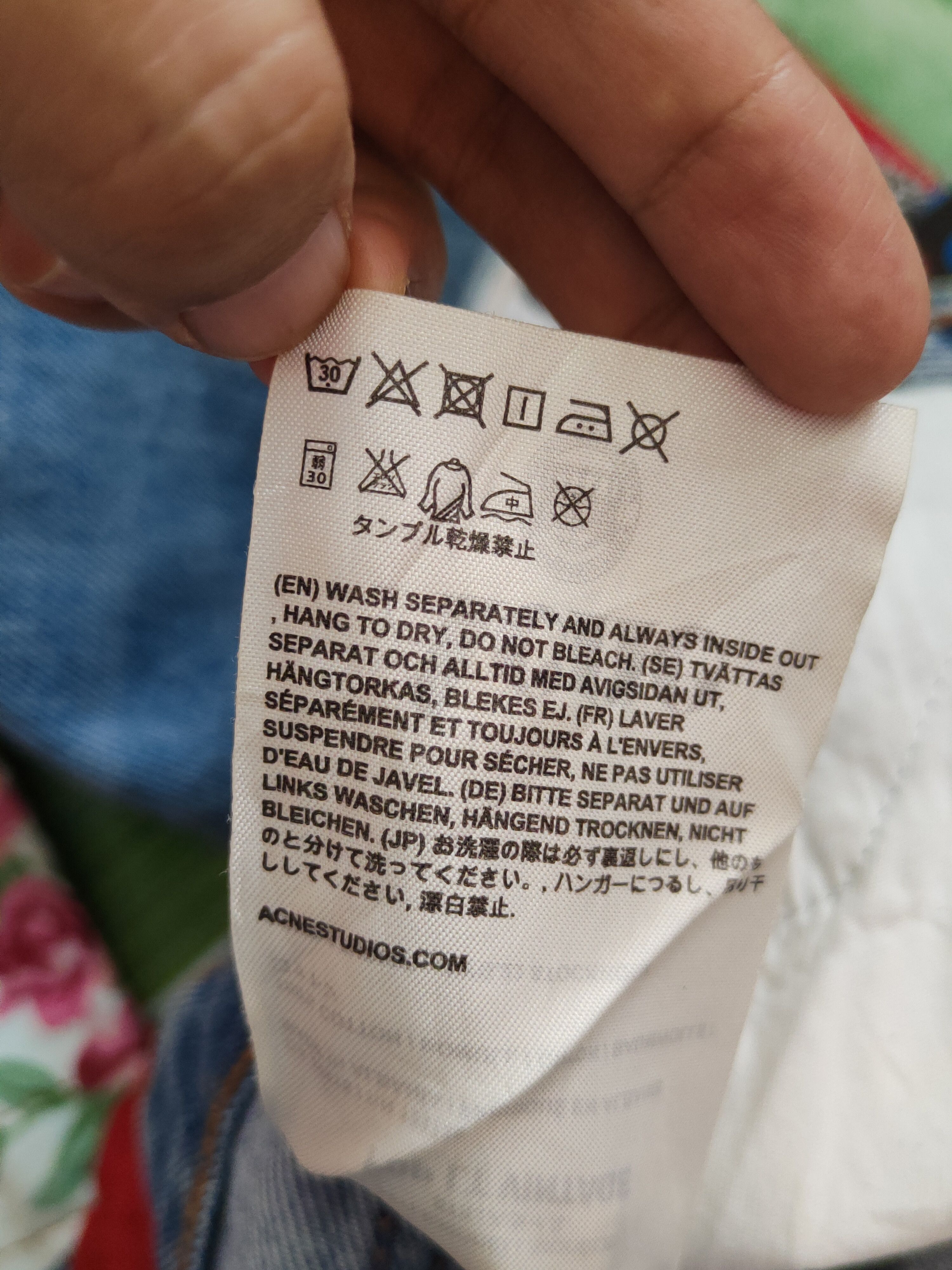 Acne Studios Acne Studios reworked reconstruct patchwork custom #5156DLL Size US 29 - 11 Thumbnail