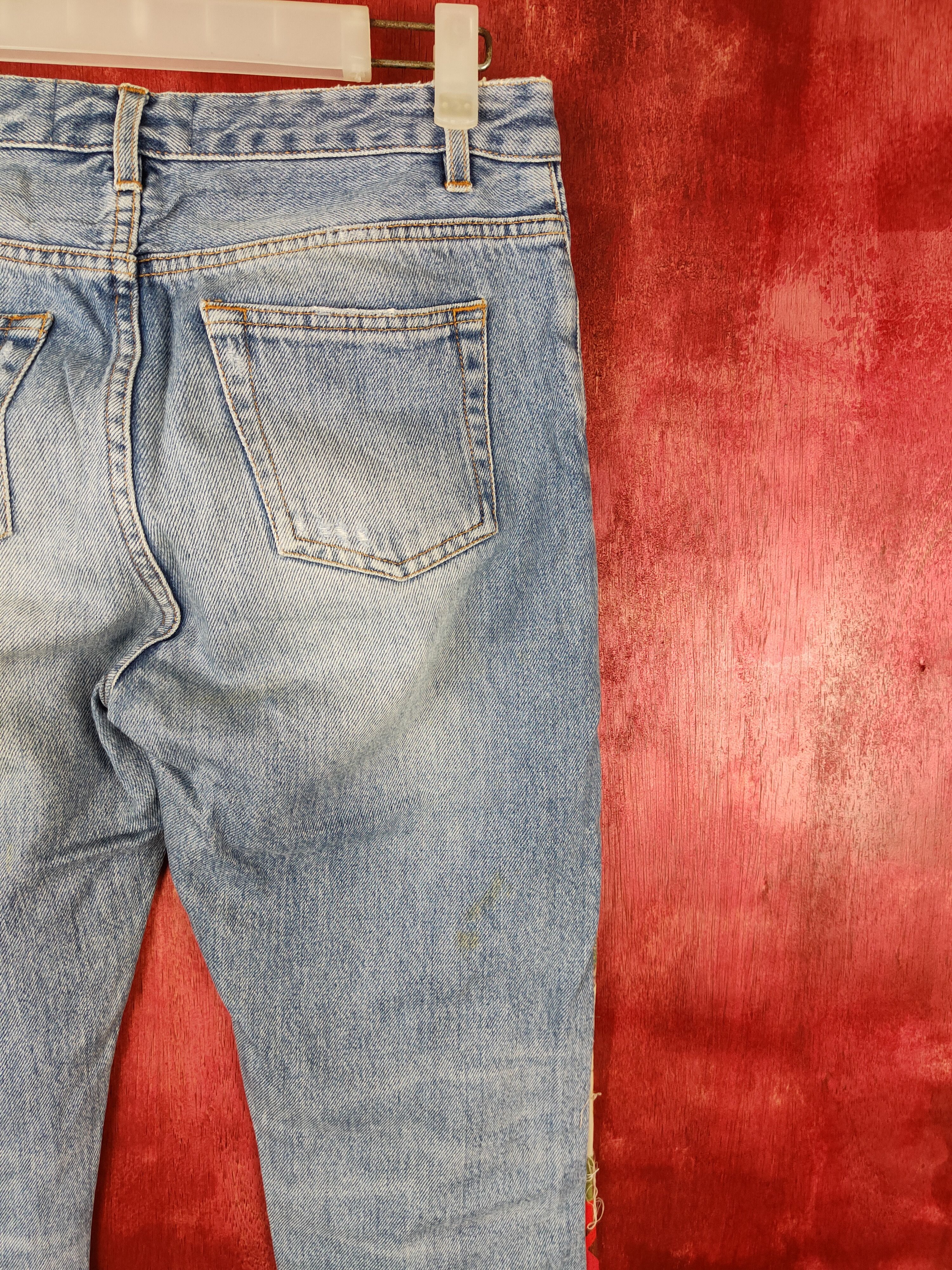Acne Studios Acne Studios reworked reconstruct patchwork custom #5156DLL Size US 29 - 9 Thumbnail