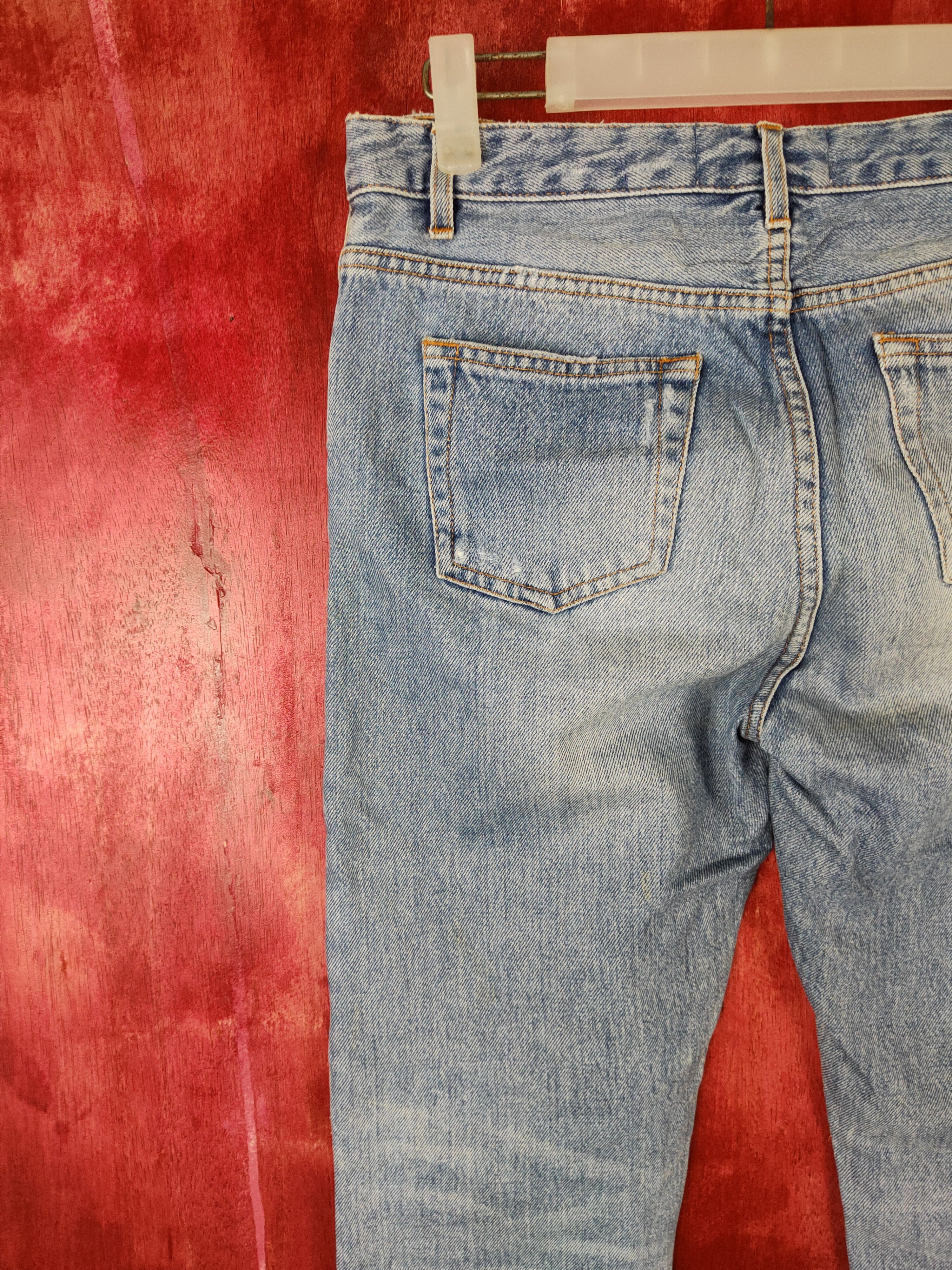 Acne Studios Acne Studios reworked reconstruct patchwork custom #5156DLL Size US 29 - 7 Thumbnail