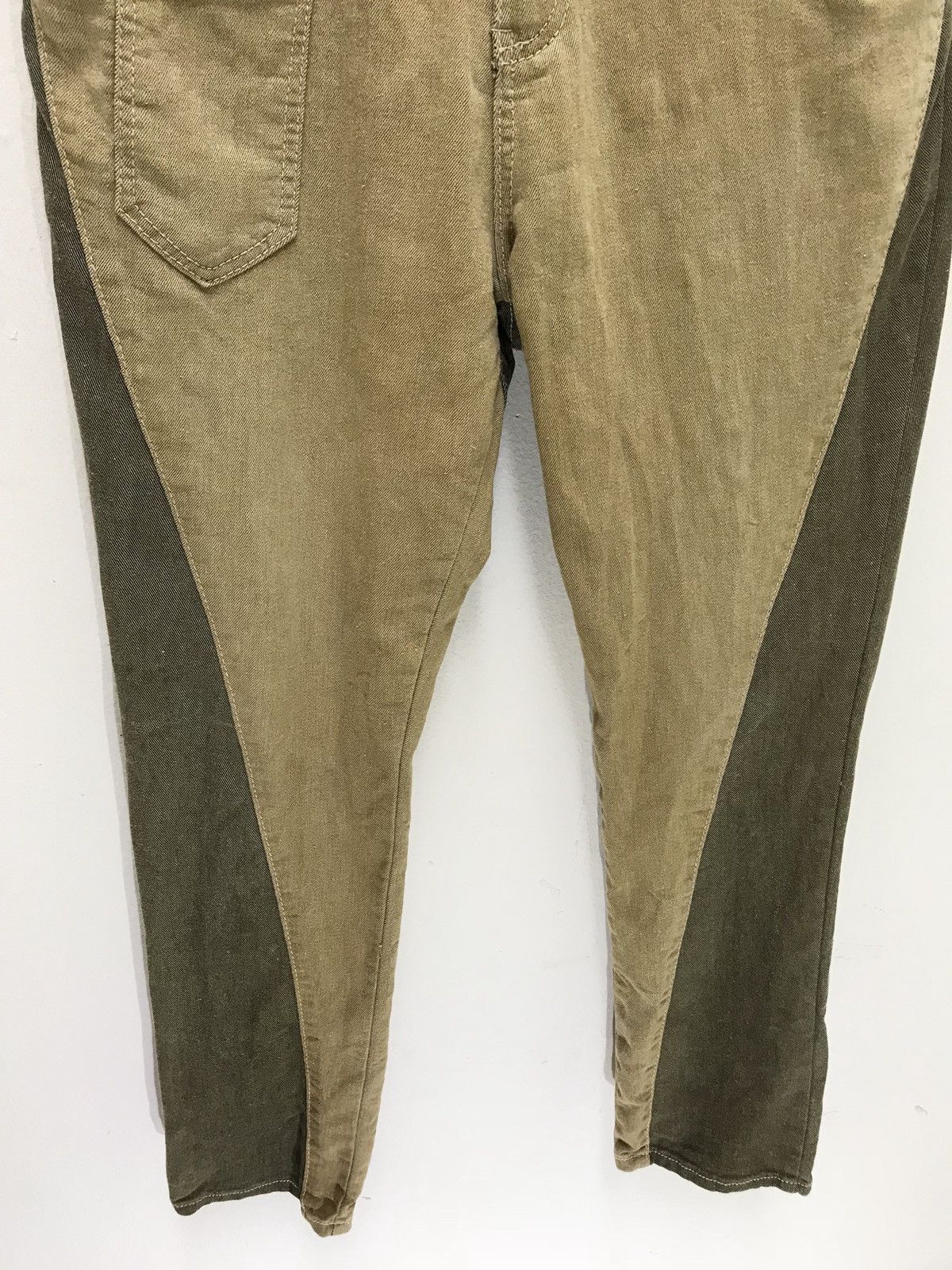 Japanese Brand Grand Global Design Stretch Denim Two Tones Slim Pant Size US 30 / EU 46 - 4 Thumbnail