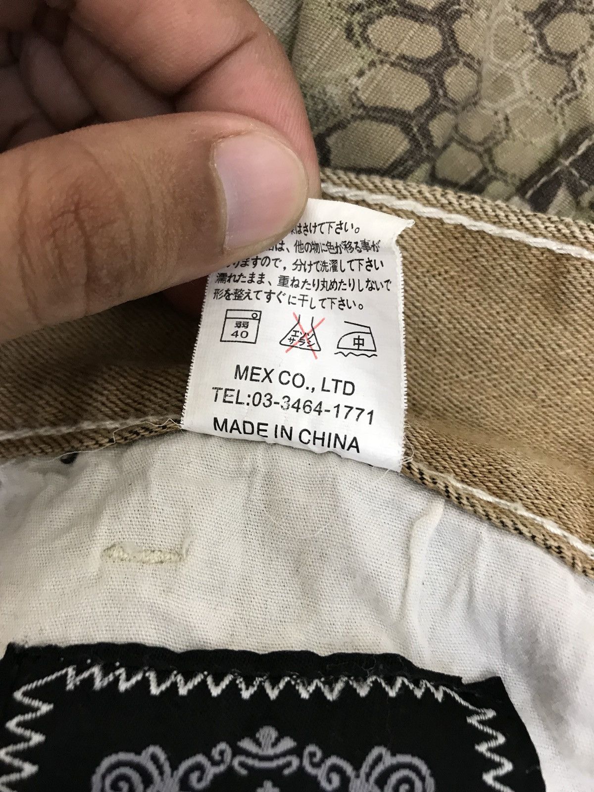 Japanese Brand Grand Global Design Stretch Denim Two Tones Slim Pant Size US 30 / EU 46 - 9 Thumbnail