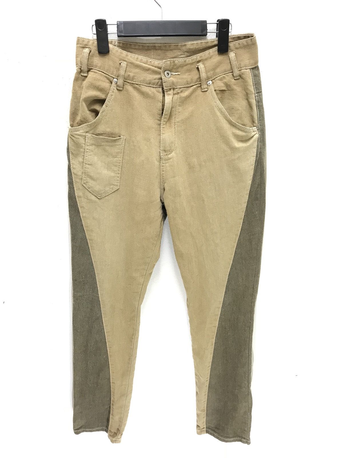 Japanese Brand Grand Global Design Stretch Denim Two Tones Slim Pant Size US 30 / EU 46 - 3 Thumbnail