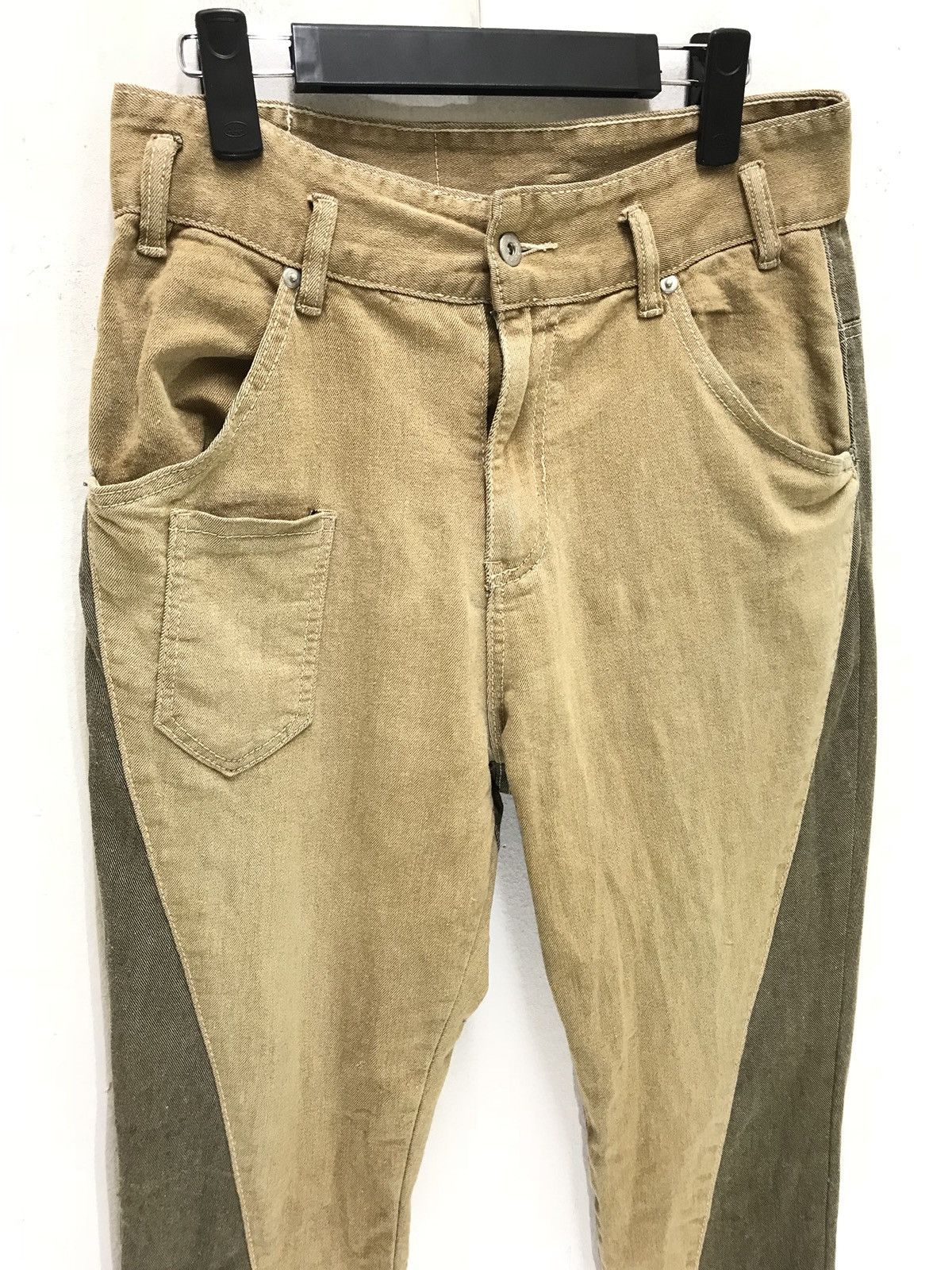 Japanese Brand Grand Global Design Stretch Denim Two Tones Slim Pant Size US 30 / EU 46 - 5 Thumbnail