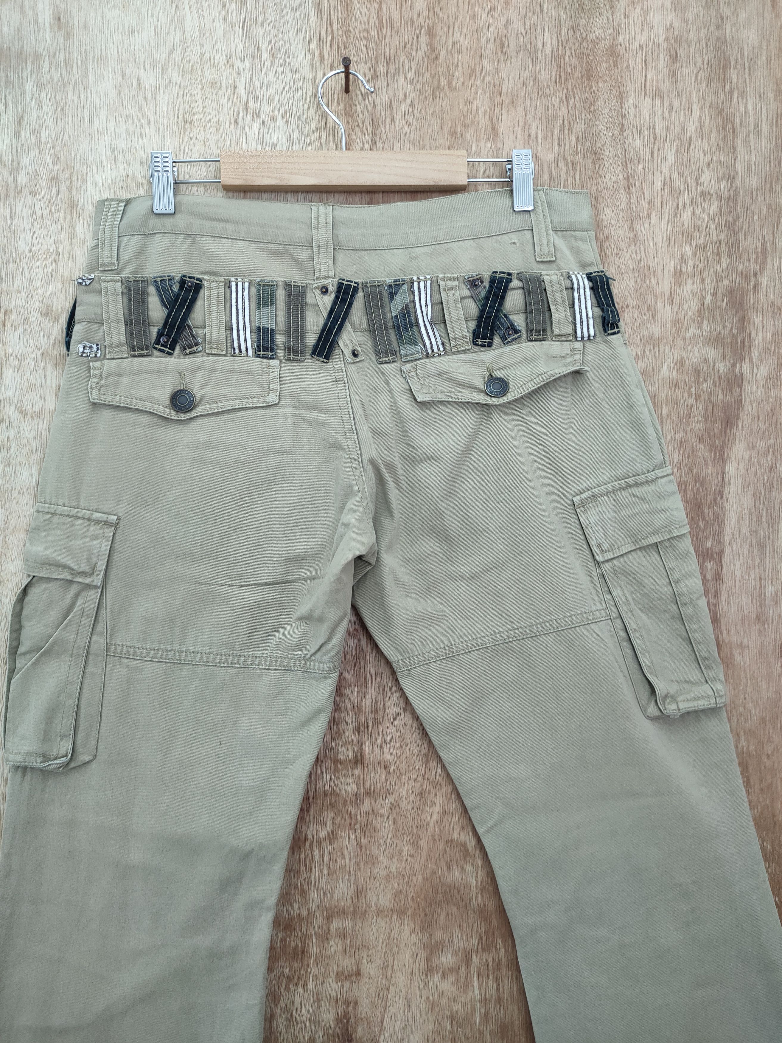 Hypebeast Inner Groove double waist tactical cargo pants #46-183DL Size US 32 / EU 48 - 8 Thumbnail