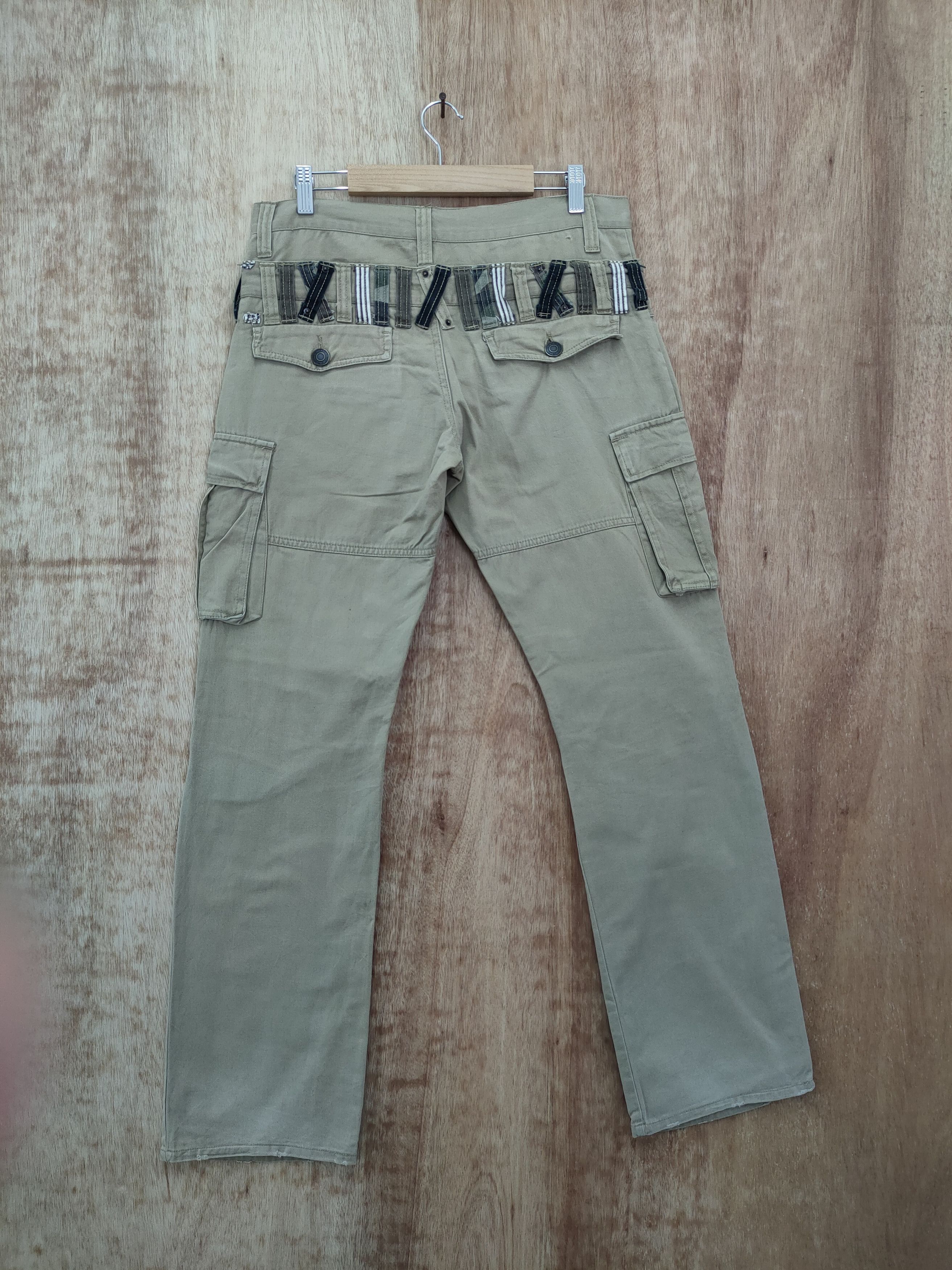 Hypebeast Inner Groove double waist tactical cargo pants #46-183DL Size US 32 / EU 48 - 6 Thumbnail
