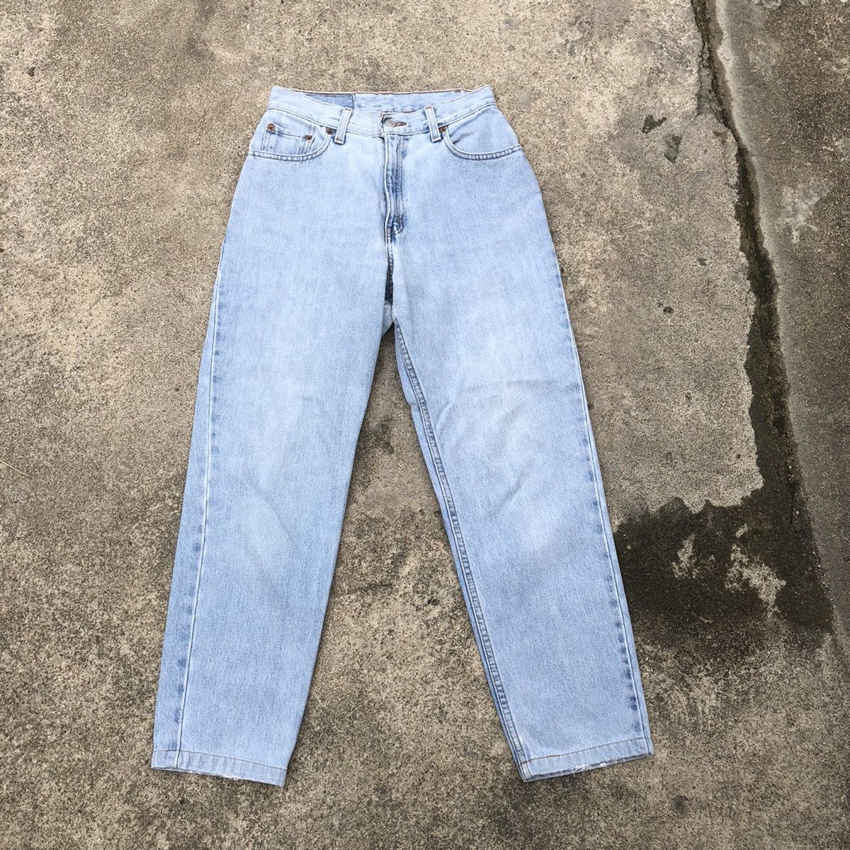🔥Rare🔥Levis 550 Stoned Wash Rips Distress Denim Jeans