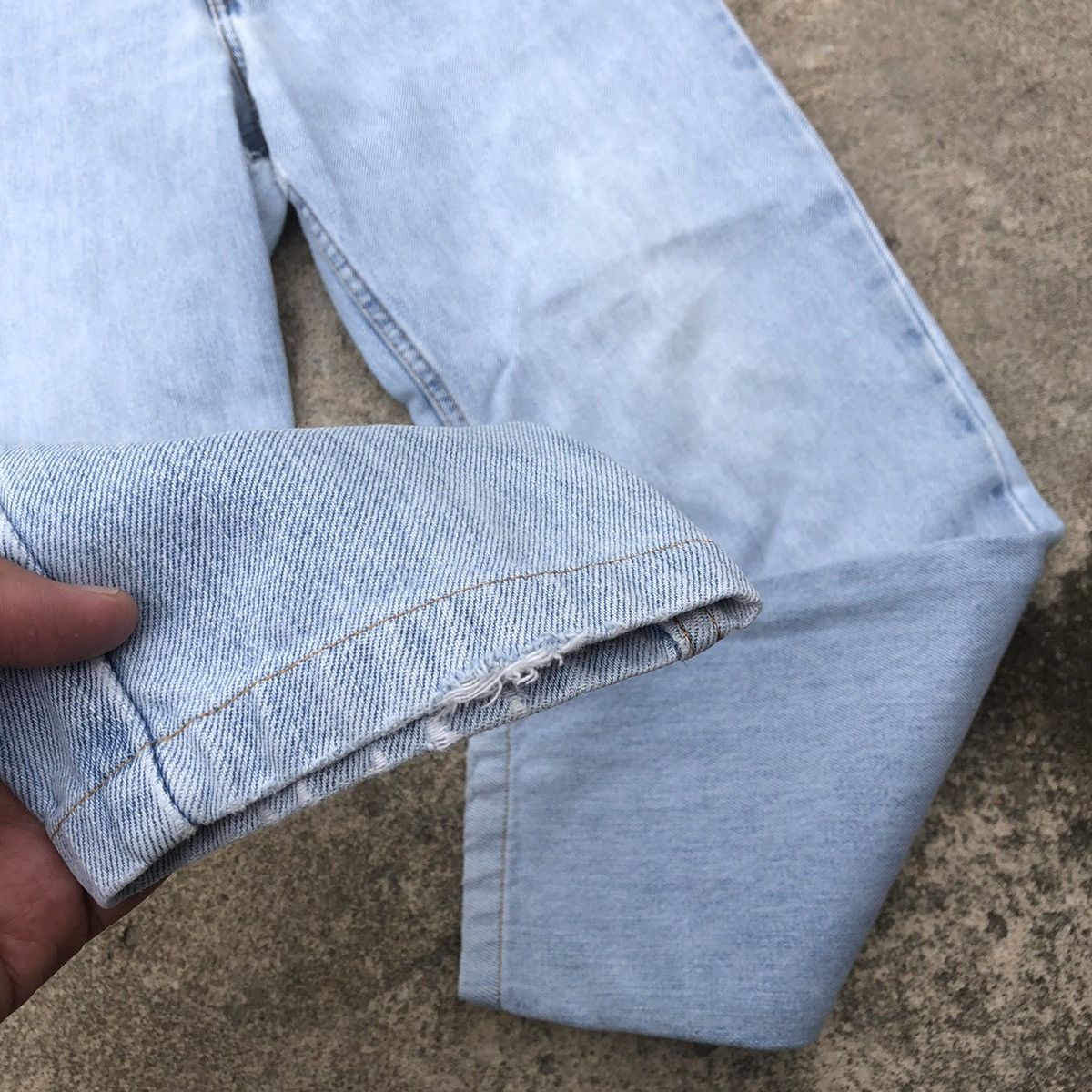 Levi's × Vintage 🔥Rare🔥Levis 550 Stoned Wash Rips Distress Denim Jeans Size US 26 / EU 42 - 8 Thumbnail