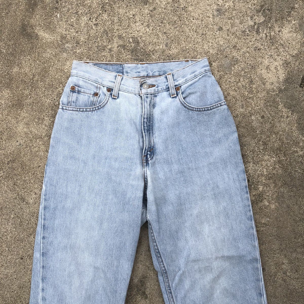 Levi's × Vintage 🔥Rare🔥Levis 550 Stoned Wash Rips Distress Denim Jeans Size US 26 / EU 42 - 2 Thumbnail