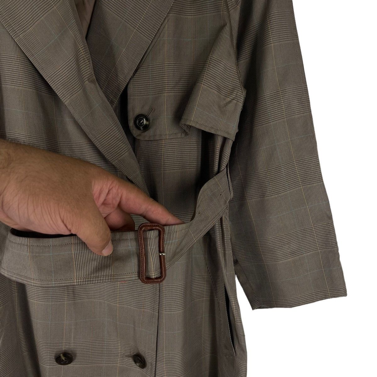 Burberry VINTAGE BURBERRYS PURE SILK LONG JACKET DOUBLE BREAST Size US M / EU 48-50 / 2 - 4 Thumbnail