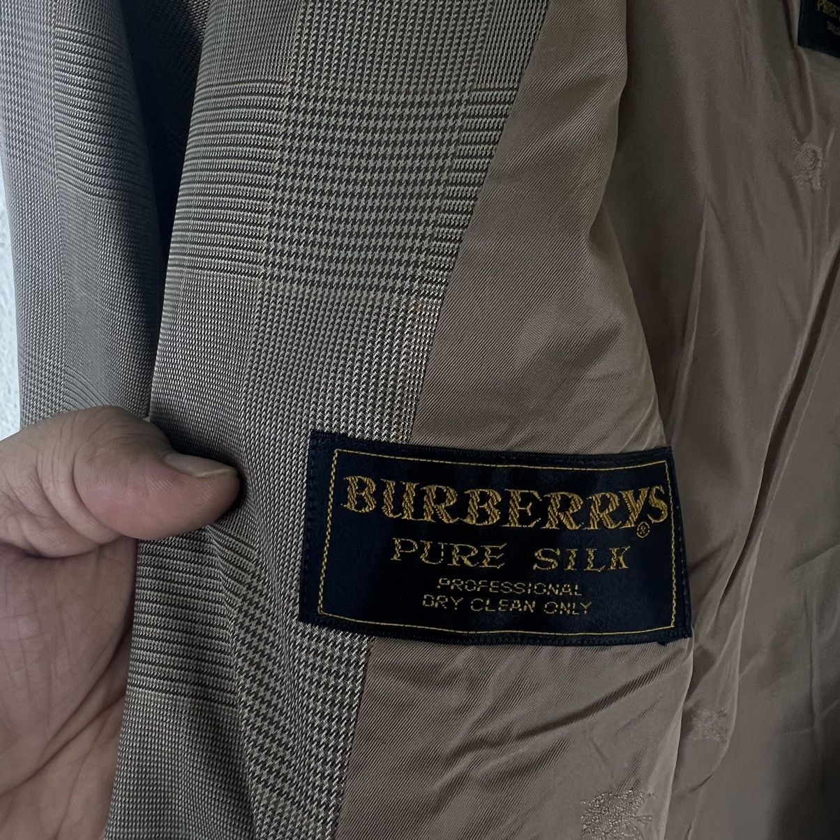 Burberry VINTAGE BURBERRYS PURE SILK LONG JACKET DOUBLE BREAST Size US M / EU 48-50 / 2 - 13 Thumbnail
