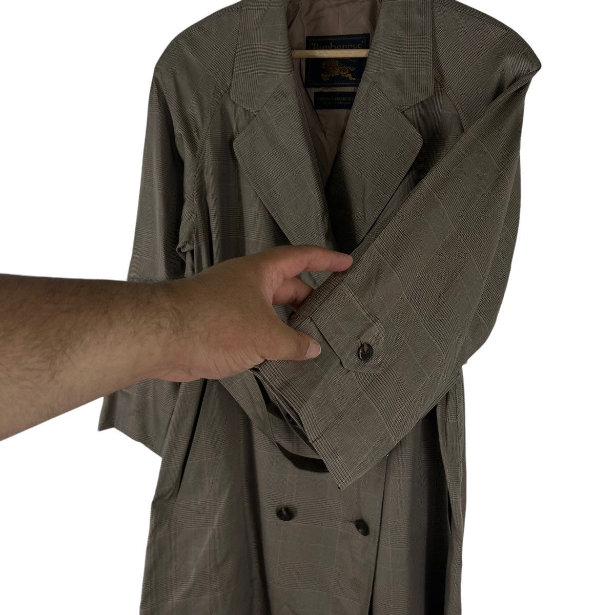 Burberry VINTAGE BURBERRYS PURE SILK LONG JACKET DOUBLE BREAST Size US M / EU 48-50 / 2 - 9 Thumbnail