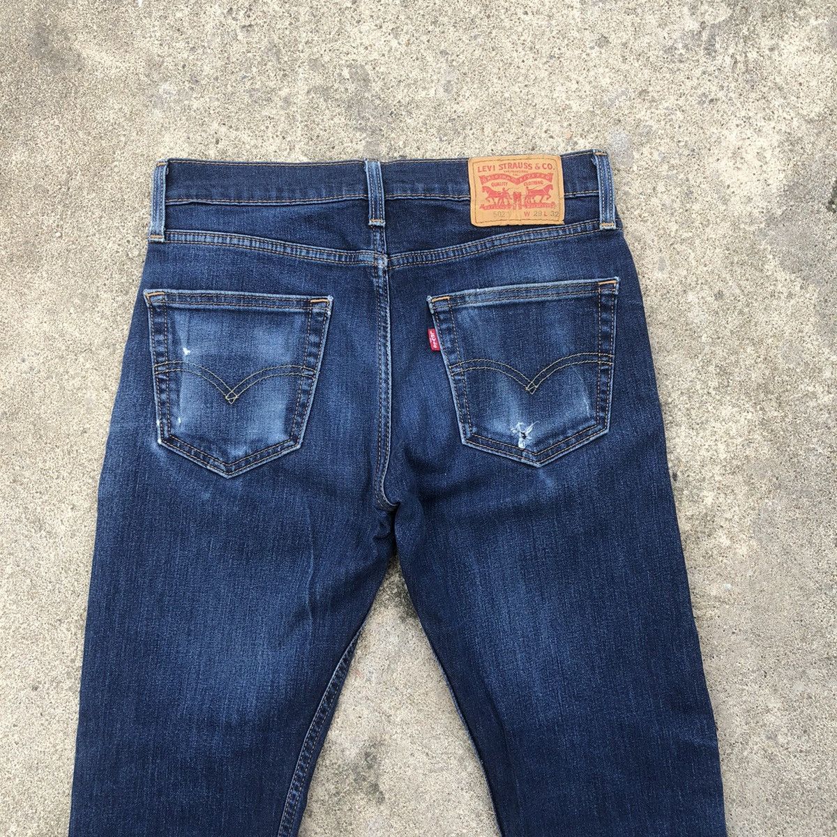 Levi's × Vintage 🔥Rare🔥Levis 502 Stoned Wash Rips Distress Denim Jeans Size US 30 / EU 46 - 5 Thumbnail