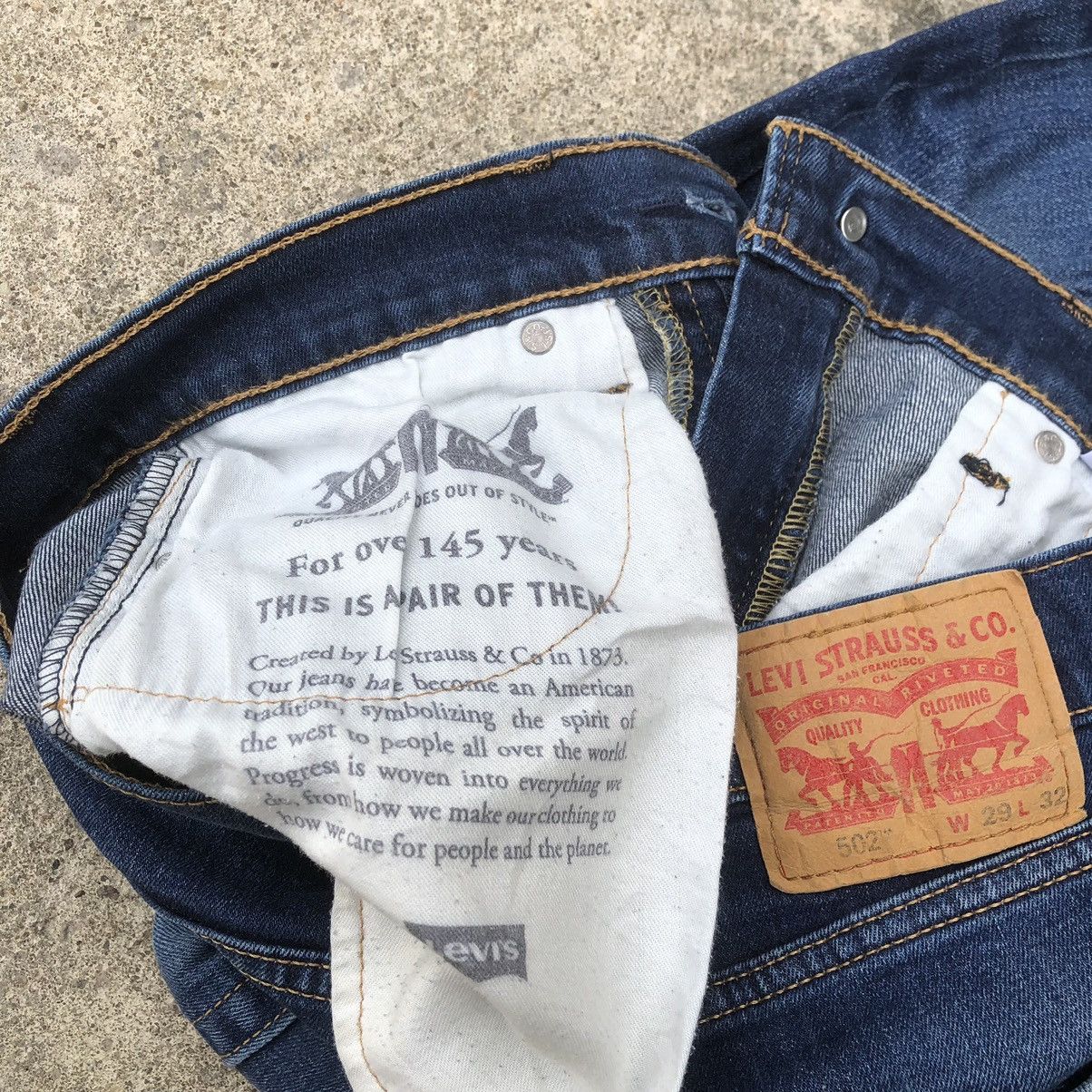 Levi's × Vintage 🔥Rare🔥Levis 502 Stoned Wash Rips Distress Denim Jeans Size US 30 / EU 46 - 14 Thumbnail
