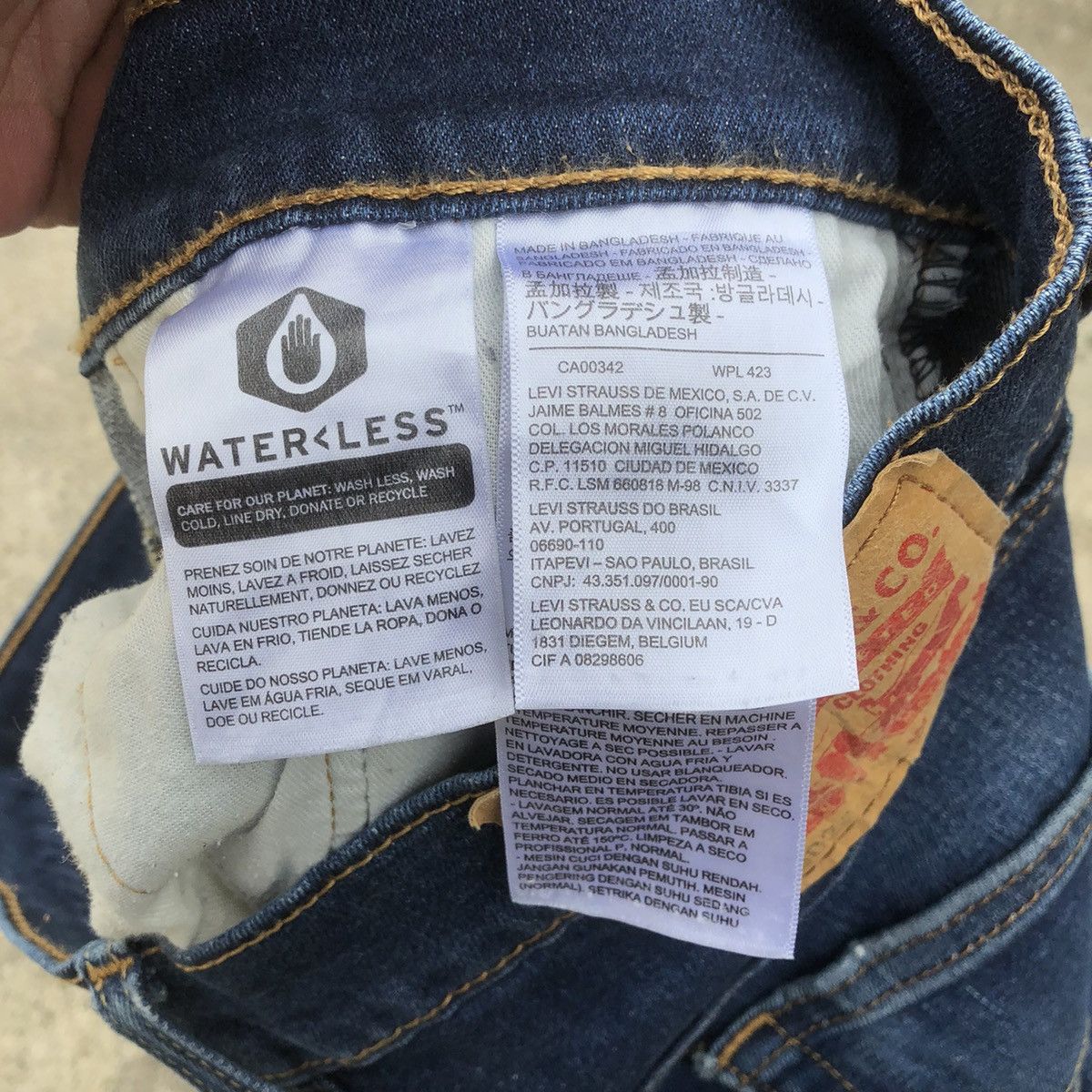Levi's × Vintage 🔥Rare🔥Levis 502 Stoned Wash Rips Distress Denim Jeans Size US 30 / EU 46 - 13 Thumbnail