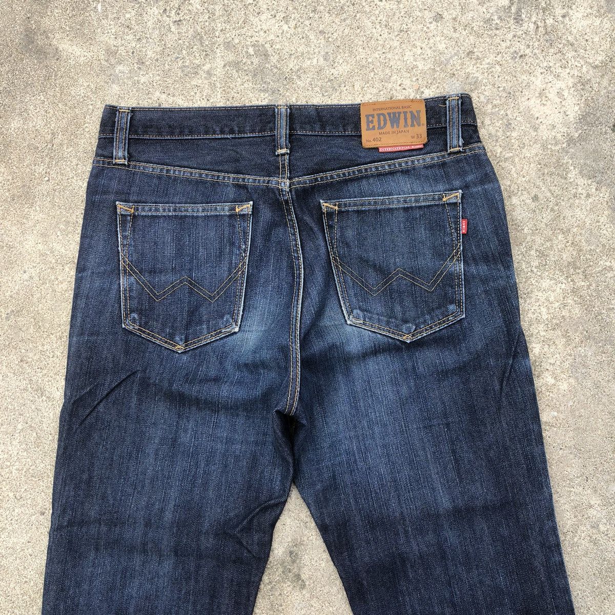 Edwin × Vintage 🔥Rare🔥Edwin 402 Stoned Wash Rips Distress Denim Jeans Size US 34 / EU 50 - 5 Thumbnail
