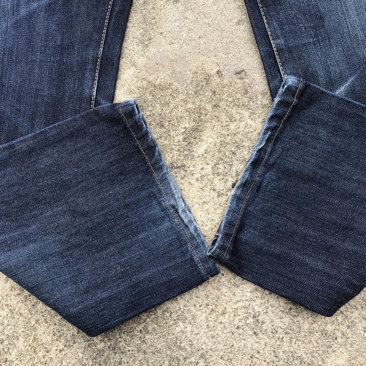 Edwin × Vintage 🔥Rare🔥Edwin 402 Stoned Wash Rips Distress Denim Jeans Size US 34 / EU 50 - 7 Thumbnail