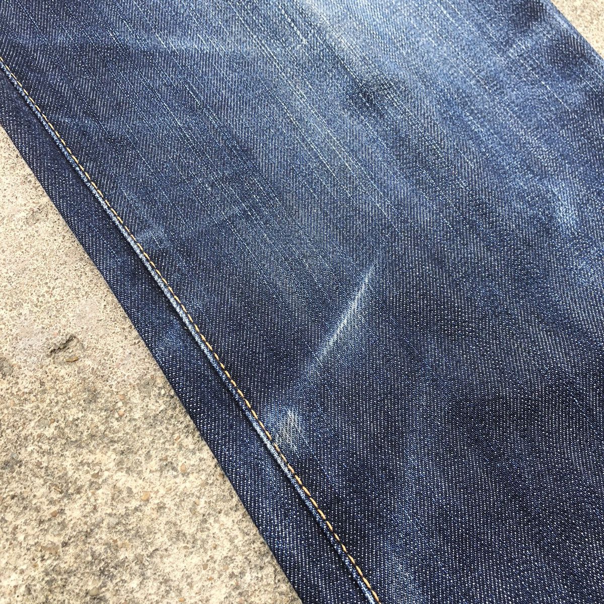 Edwin × Vintage 🔥Rare🔥Edwin 402 Stoned Wash Rips Distress Denim Jeans Size US 34 / EU 50 - 9 Thumbnail