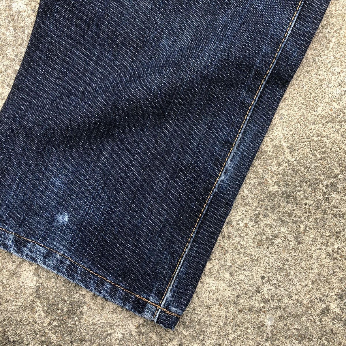 Edwin × Vintage 🔥Rare🔥Edwin 402 Stoned Wash Rips Distress Denim Jeans Size US 34 / EU 50 - 8 Thumbnail