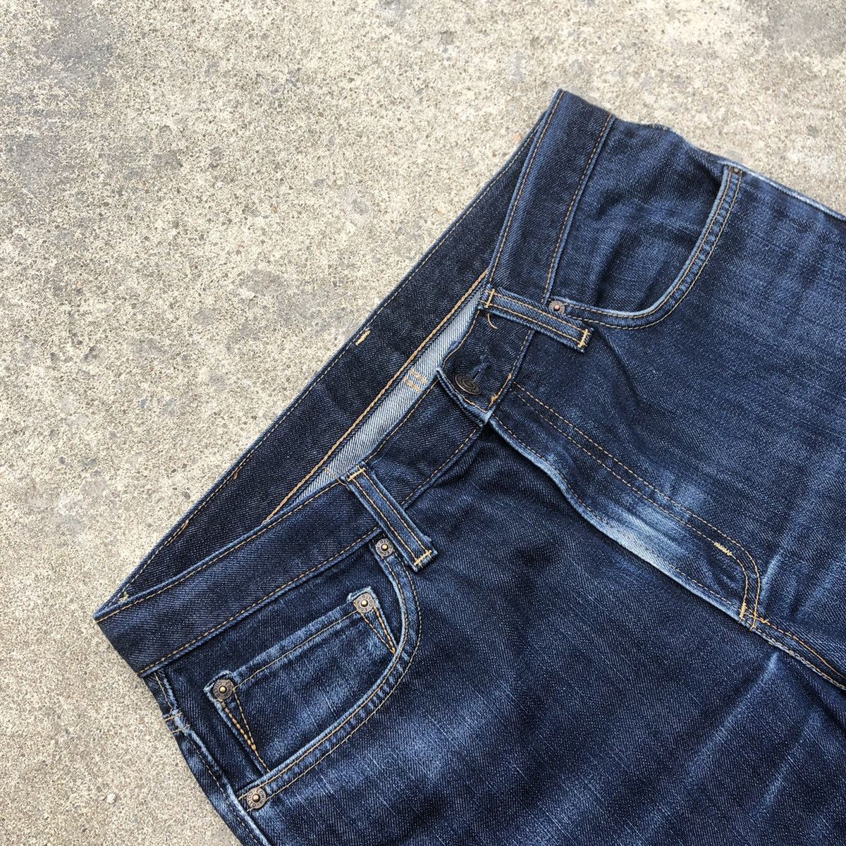 Edwin × Vintage 🔥Rare🔥Edwin 402 Stoned Wash Rips Distress Denim Jeans Size US 34 / EU 50 - 11 Thumbnail