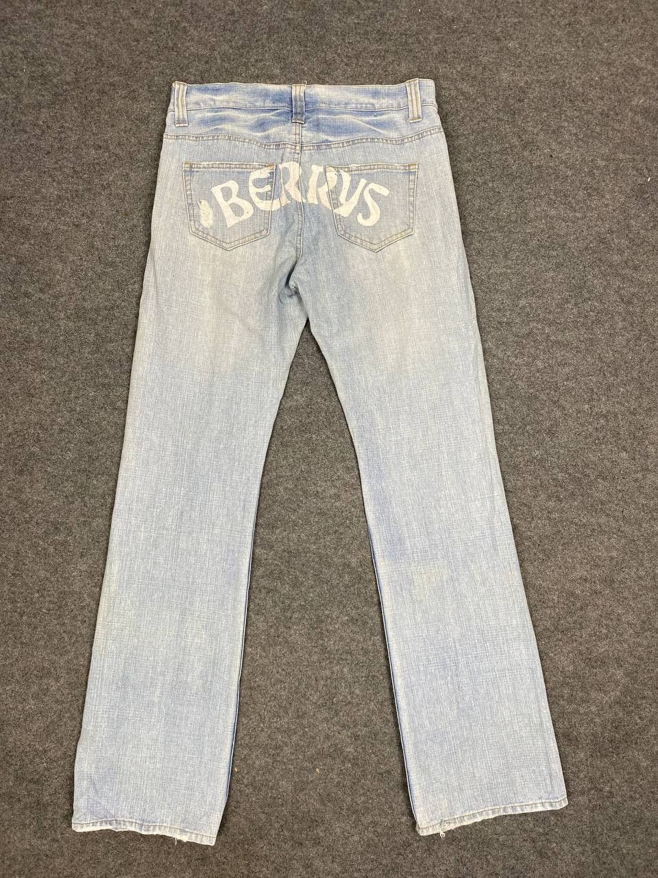 image of Distressed Denim Colza s Distressed Bootcut Flare Denim in Light Blue, Women's (Size 33)